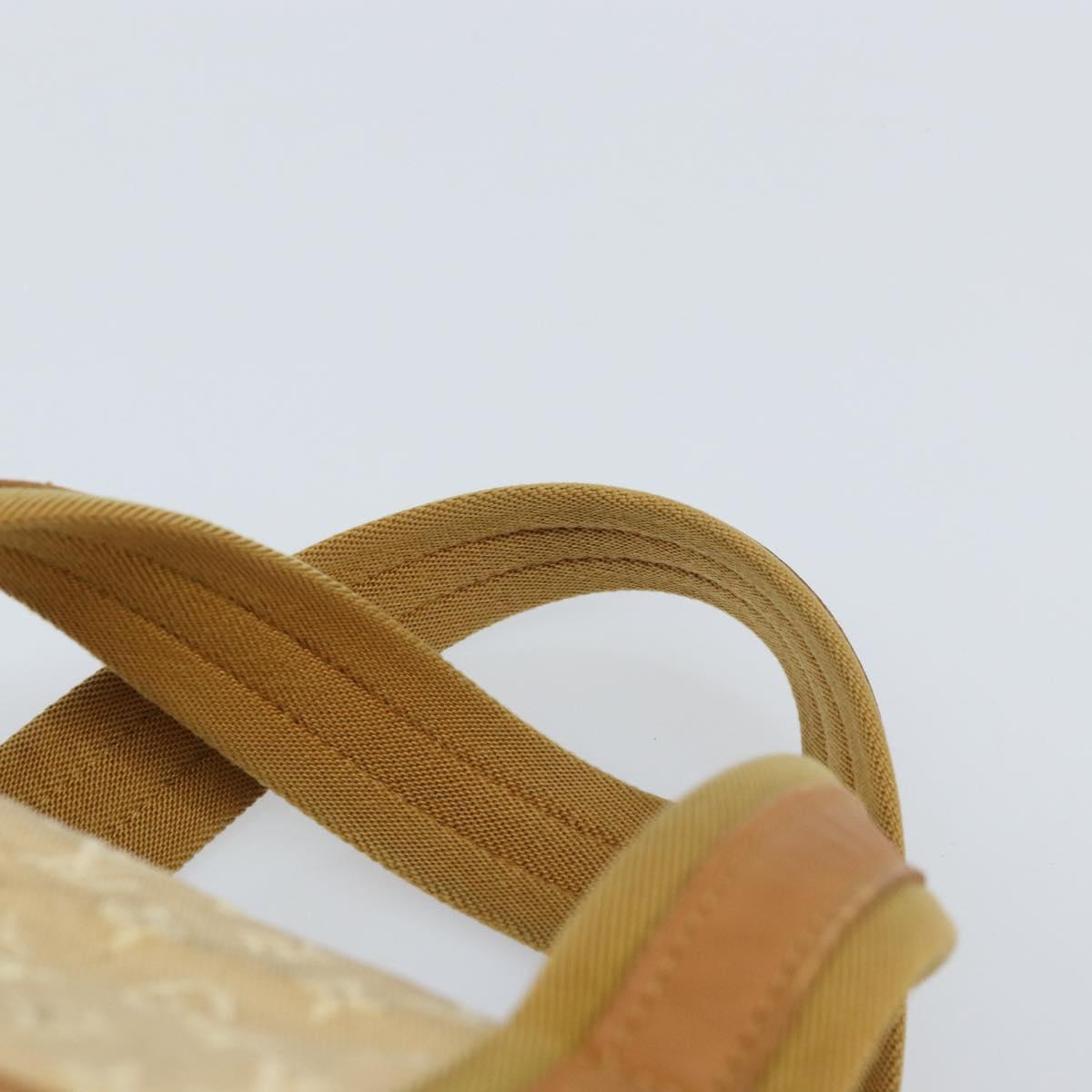 LOUIS VUITTON Monogram Mini Josephine GM Hand Bag Beige M92310 LV Auth bs33498