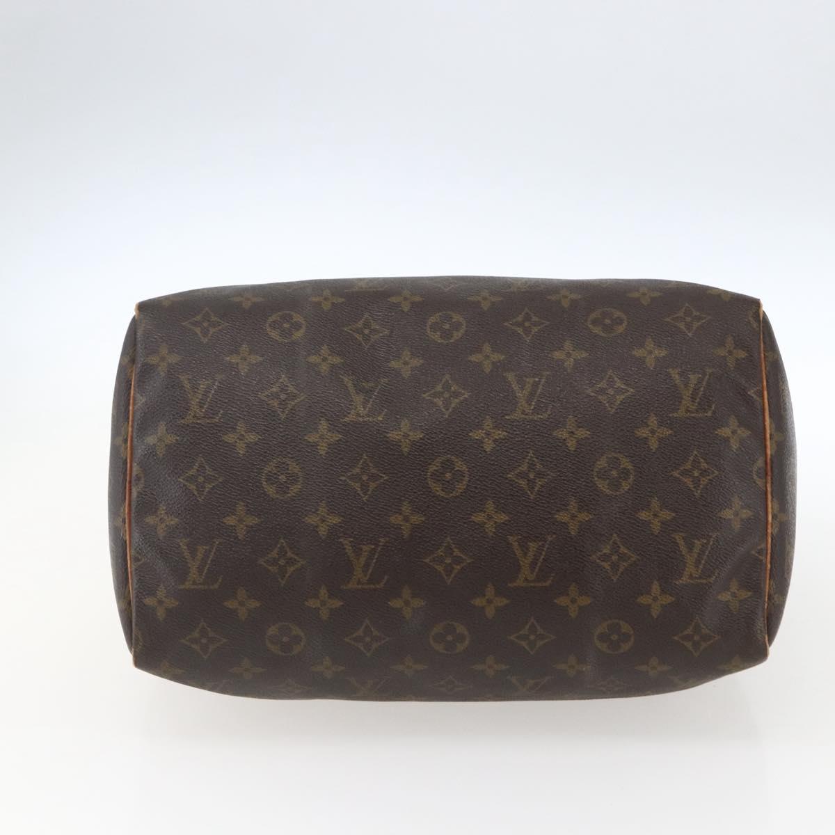 LOUIS VUITTON Monogram Speedy 30 Hand Bag M41526 LV Auth bs33499