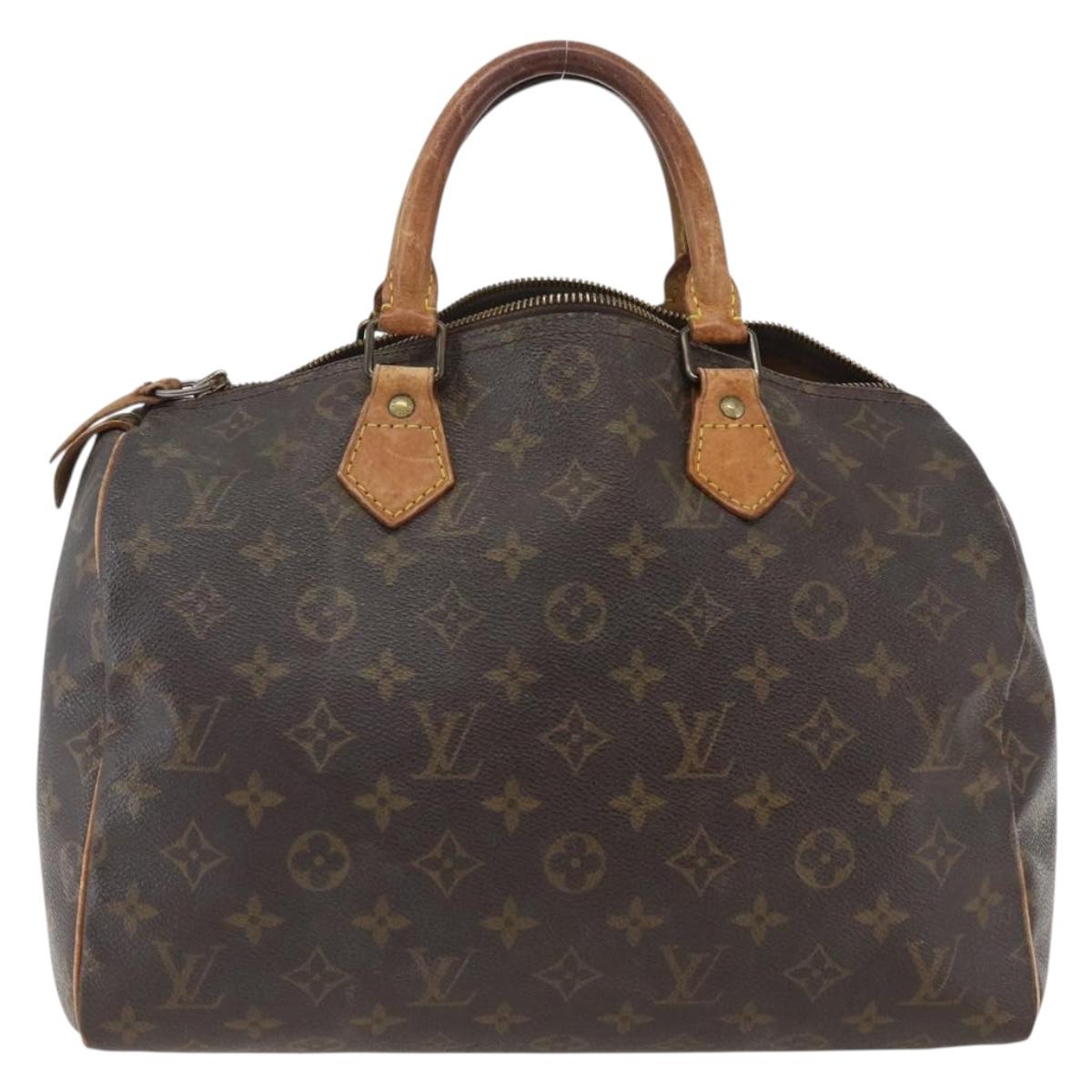 LOUIS VUITTON Monogram Speedy 30 Hand Bag M41526 LV Auth bs33499