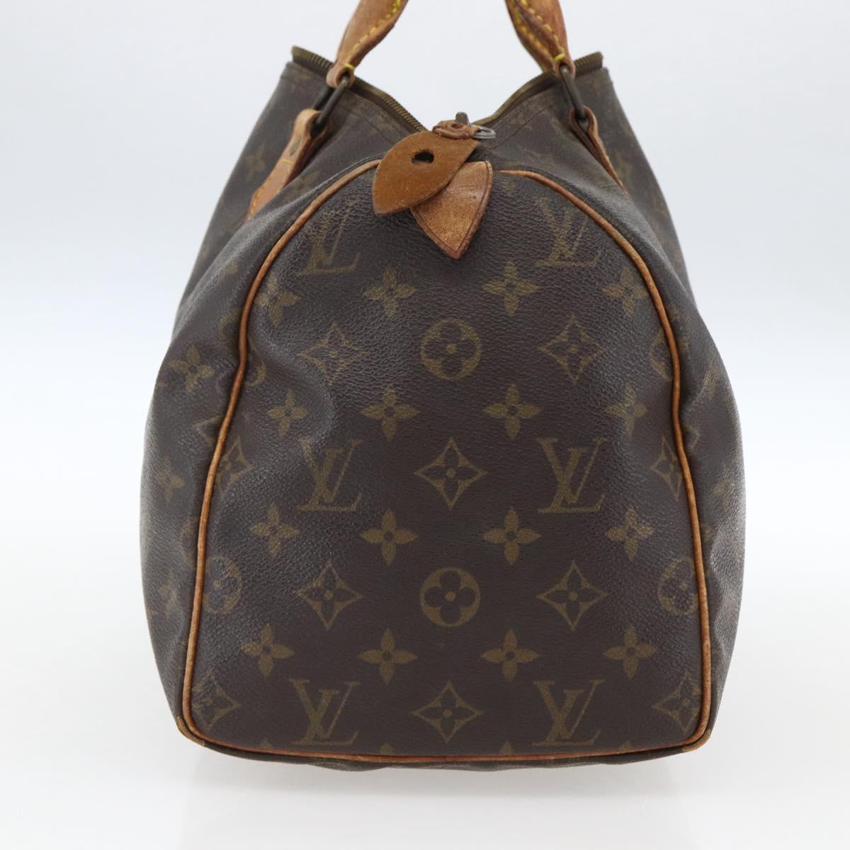 LOUIS VUITTON Monogram Speedy 30 Hand Bag M41526 LV Auth bs33499