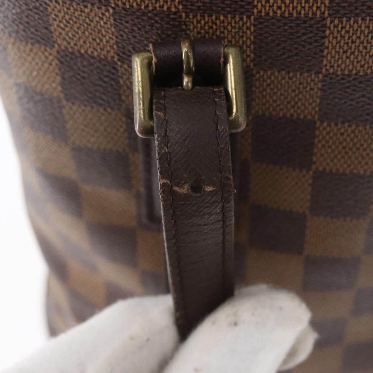 LOUIS VUITTON Damier Ebene Marais Shoulder Bag N42240 LV Auth bs33501