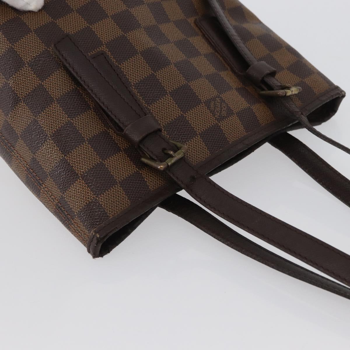 LOUIS VUITTON Damier Ebene Marais Shoulder Bag N42240 LV Auth bs33501