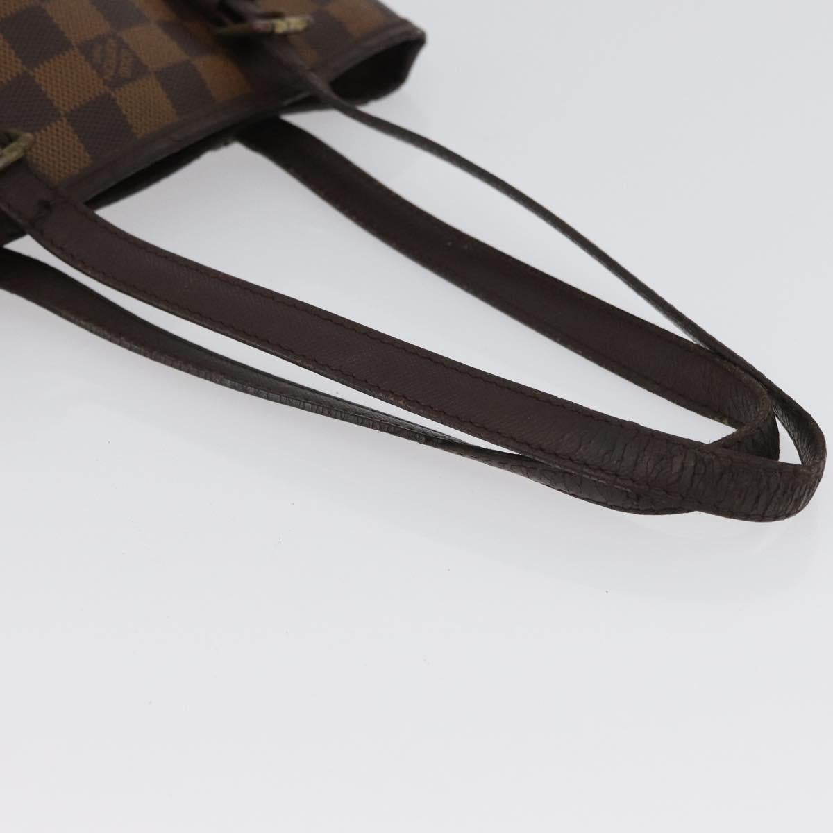 LOUIS VUITTON Damier Ebene Marais Shoulder Bag N42240 LV Auth bs33501