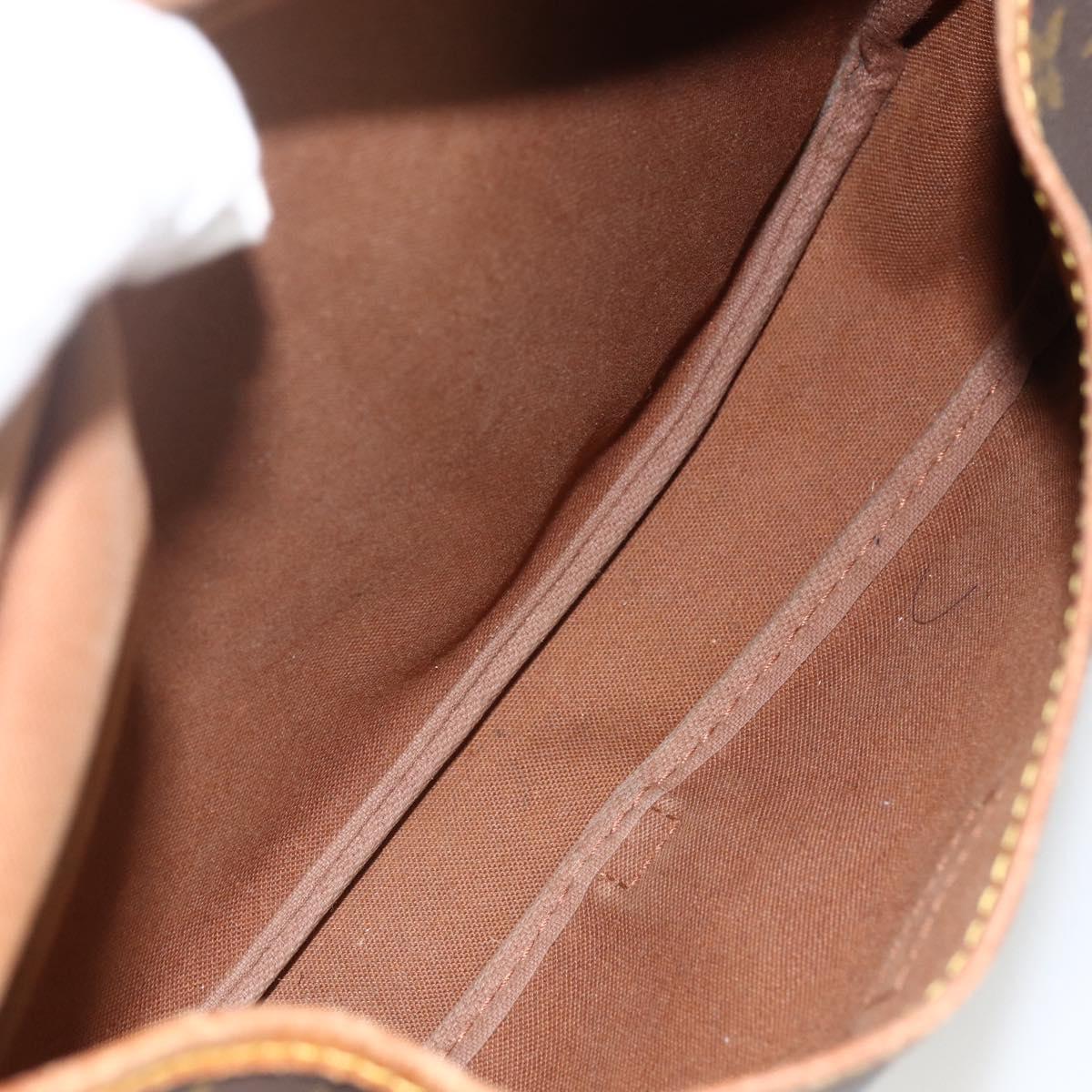 LOUIS VUITTON Monogram Saumur 30 Shoulder Bag M42256 LV Auth bs33502
