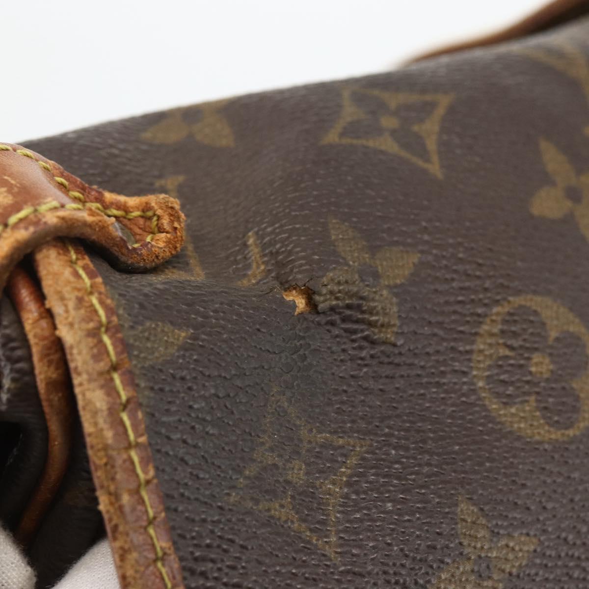 LOUIS VUITTON Monogram Saumur 30 Shoulder Bag M42256 LV Auth bs33502