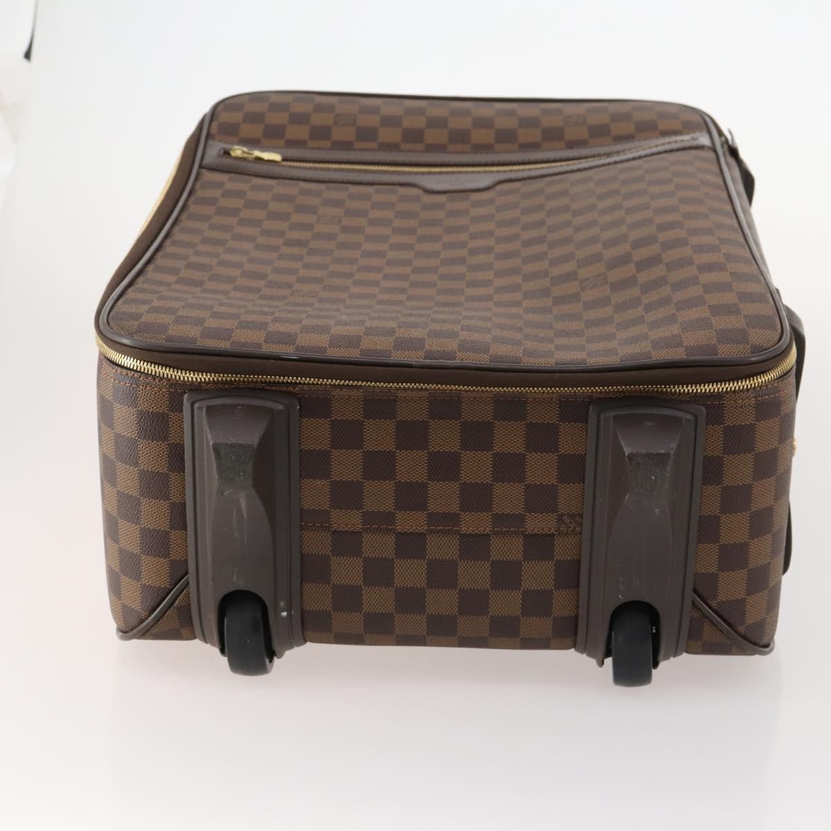 LOUIS VUITTON Damier Ebene Pegas 55 suitcase N23294 LV Auth bs33504