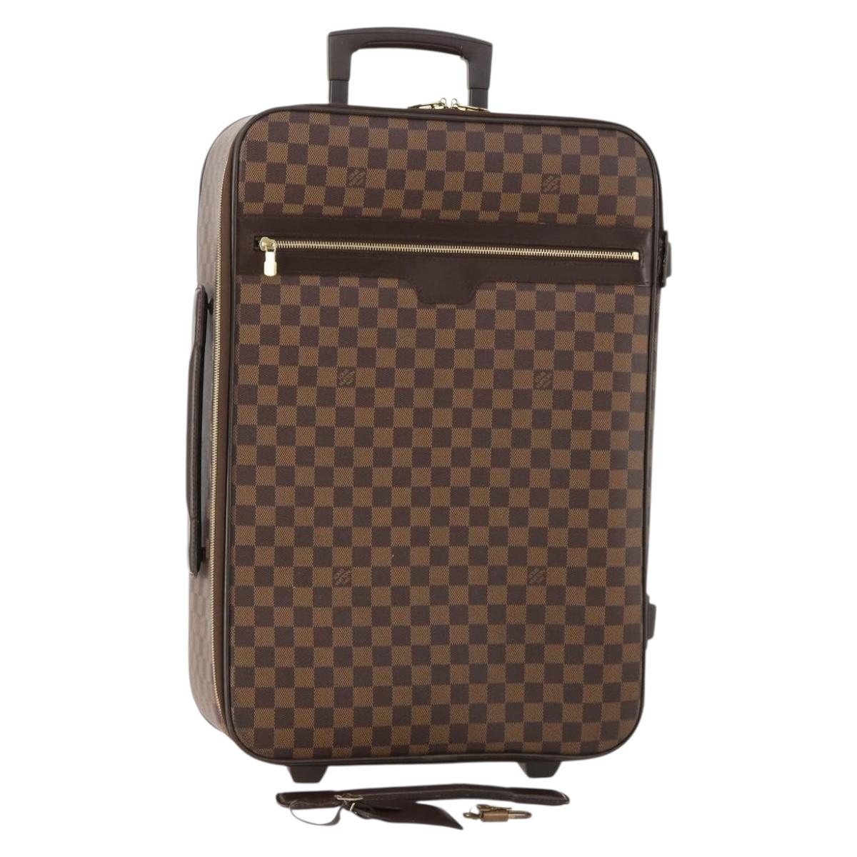 LOUIS VUITTON Damier Ebene Pegas 55 suitcase N23294 LV Auth bs33504