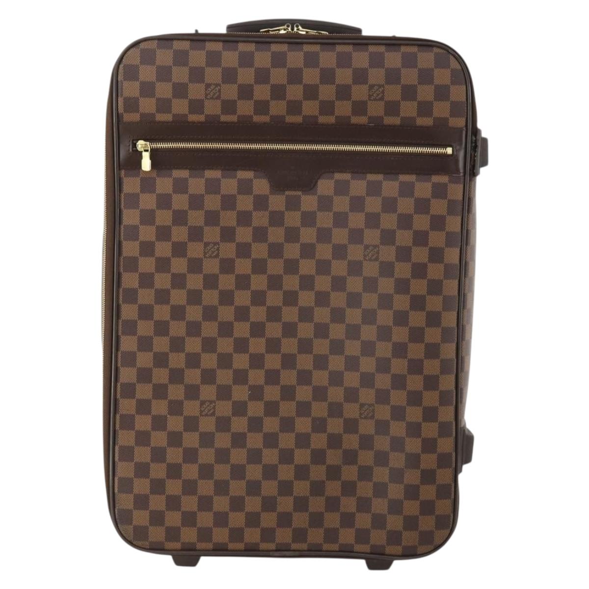 LOUIS VUITTON Damier Ebene Pegas 55 suitcase N23294 LV Auth bs33504