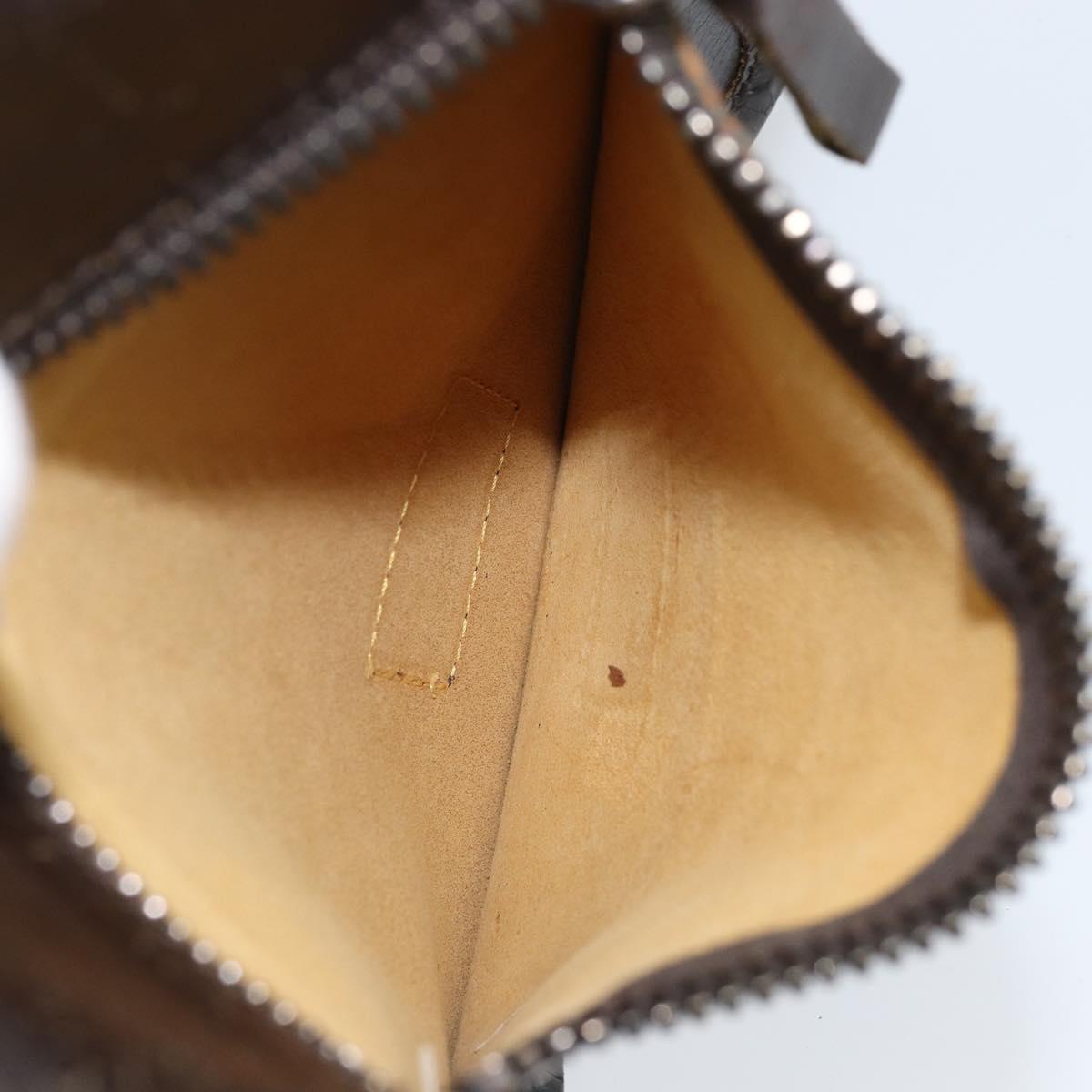 Miu Miu Shoulder Bag Leather Brown Auth bs33539