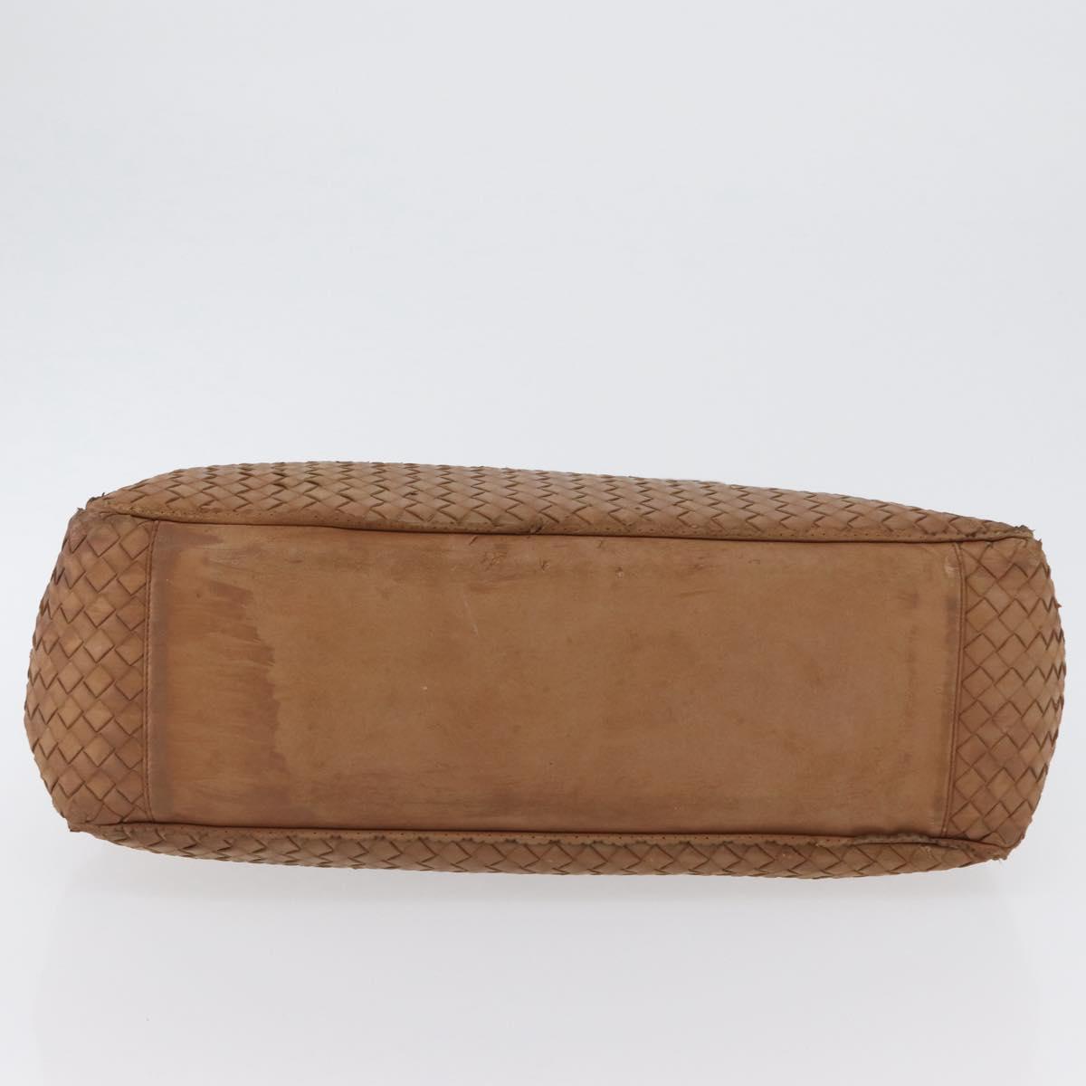 BOTTEGA VENETA Hand Bag Leather Brown Auth bs33559