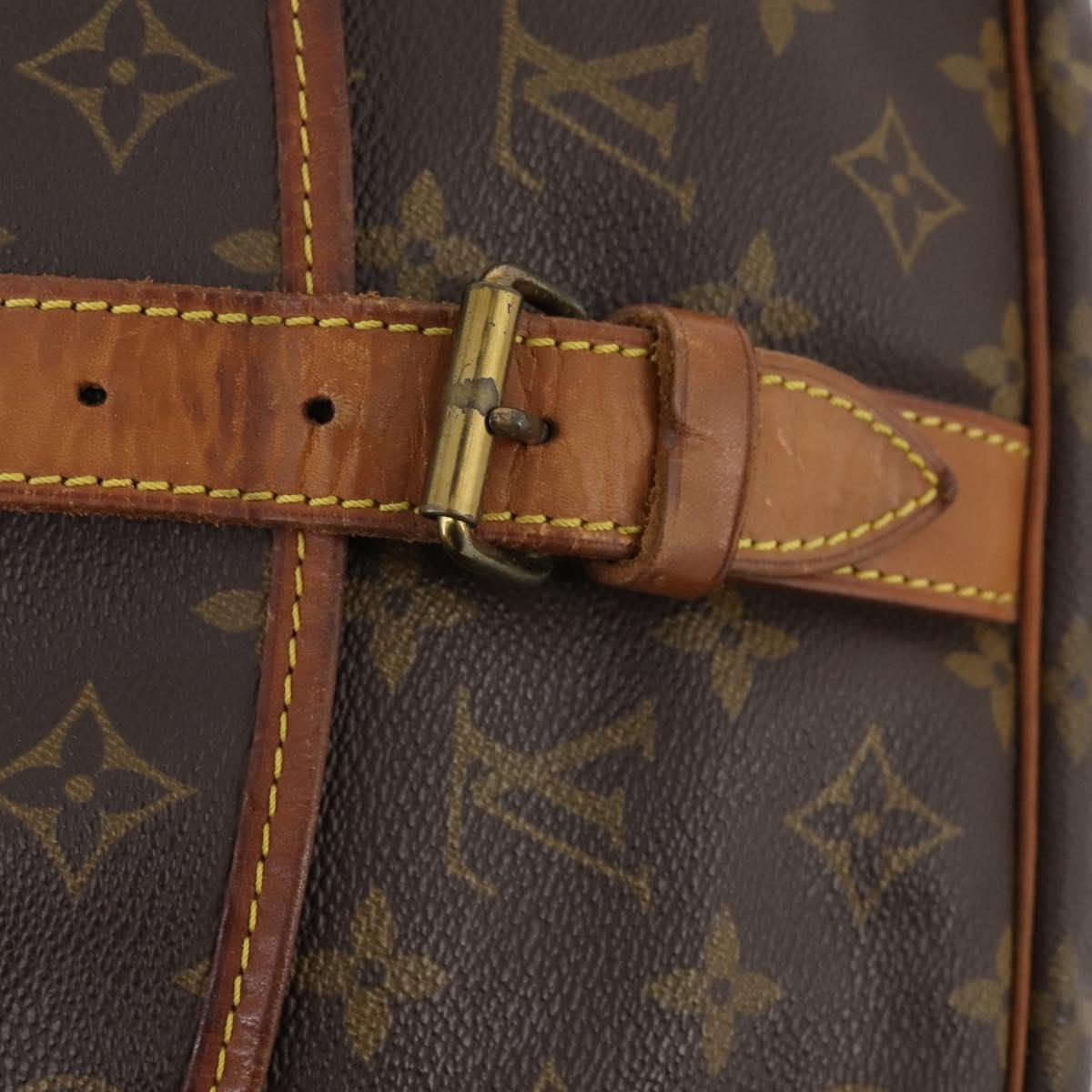 LOUIS VUITTON Monogram Saumur 35 Shoulder Bag M42254 LV Auth bs33561