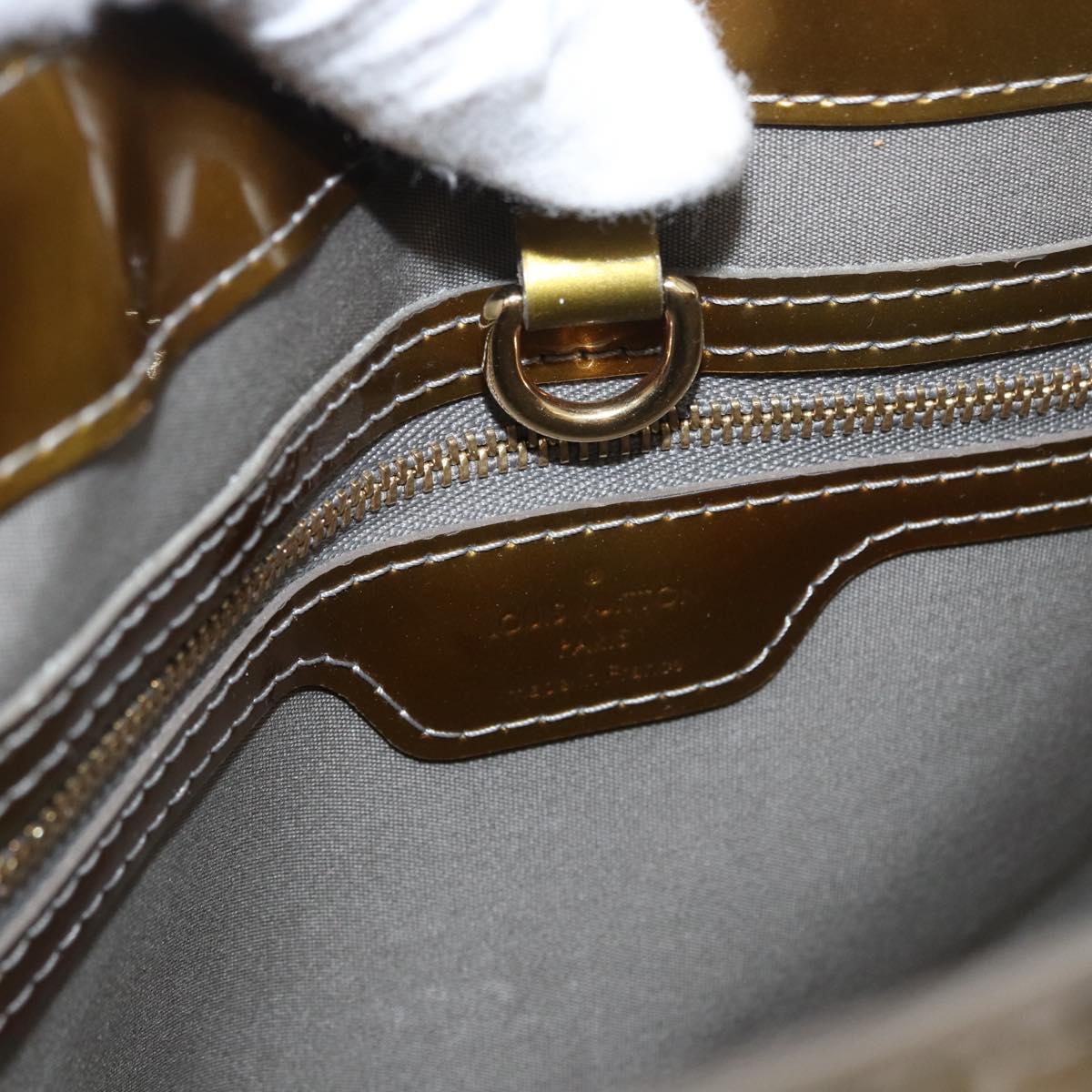 LOUIS VUITTON Monogram Vernis Wilshire PM Bag Gris Art Deco M91627 Auth bs33565
