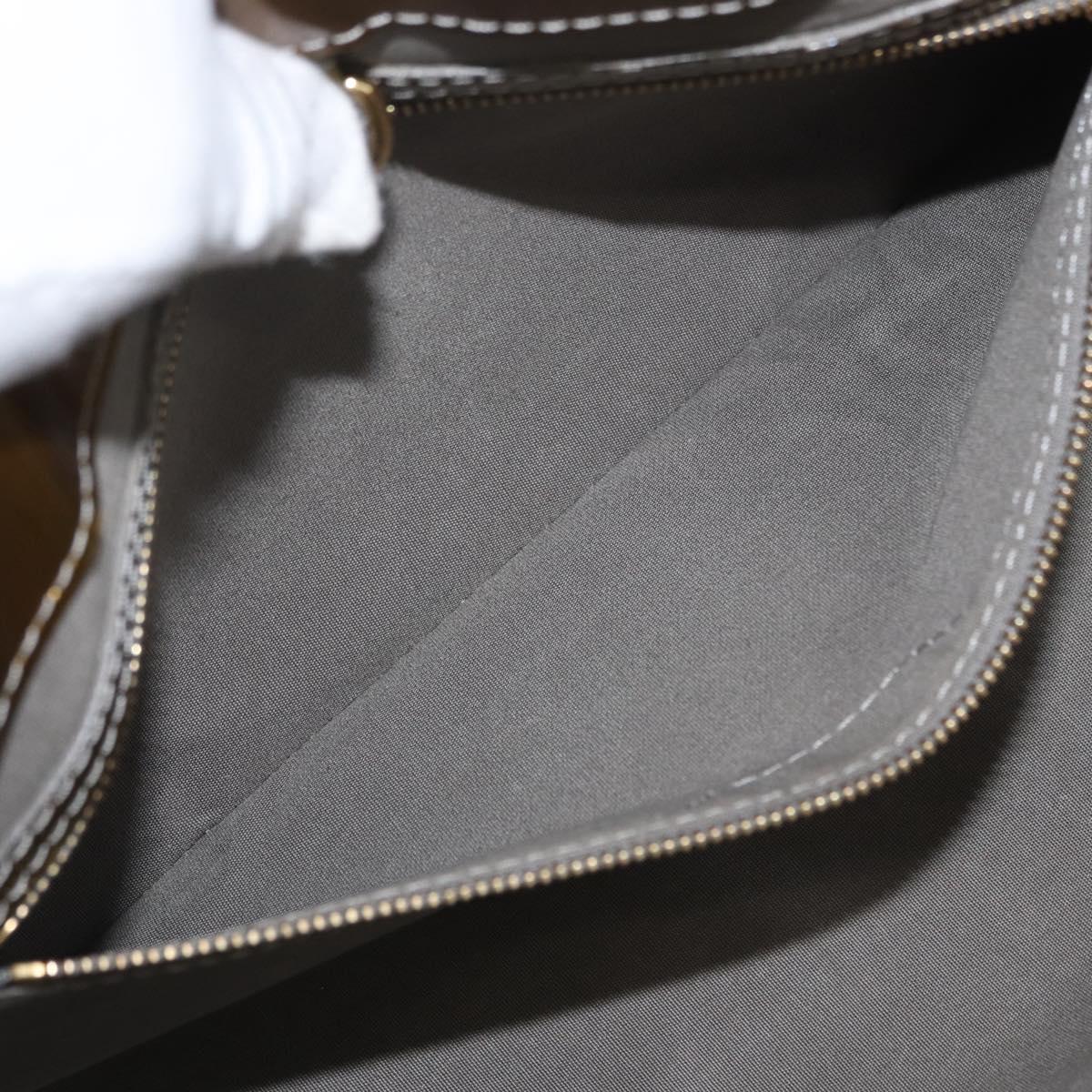 LOUIS VUITTON Monogram Vernis Wilshire PM Bag Gris Art Deco M91627 Auth bs33565