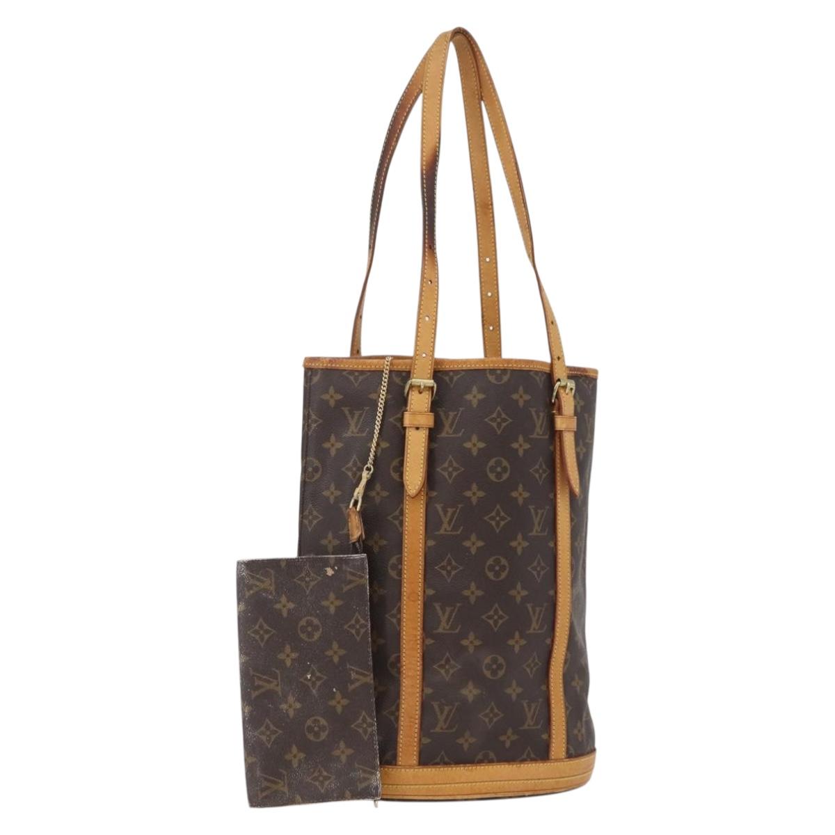 LOUIS VUITTON Monogram Bucket GM Shoulder Bag M42236 LV Auth bs33567
