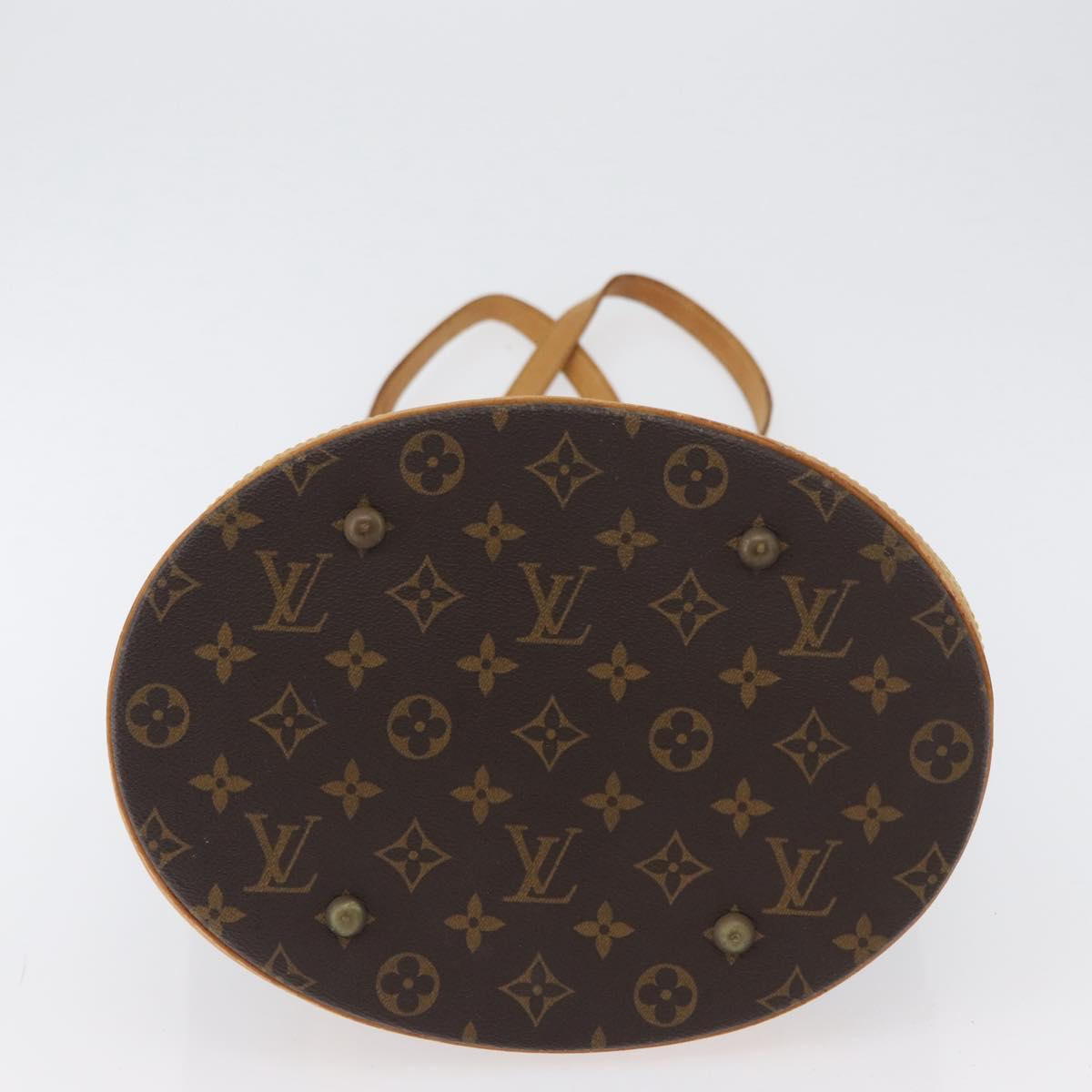 LOUIS VUITTON Monogram Bucket GM Shoulder Bag M42236 LV Auth bs33567