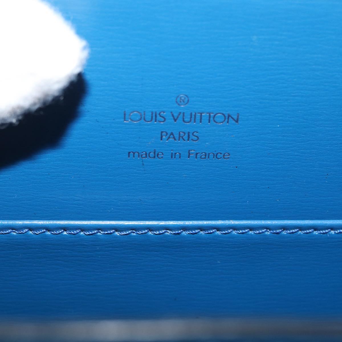 LOUIS VUITTON Epi Capuchin Shoulder Bag Blue M52345 LV Auth bs33618