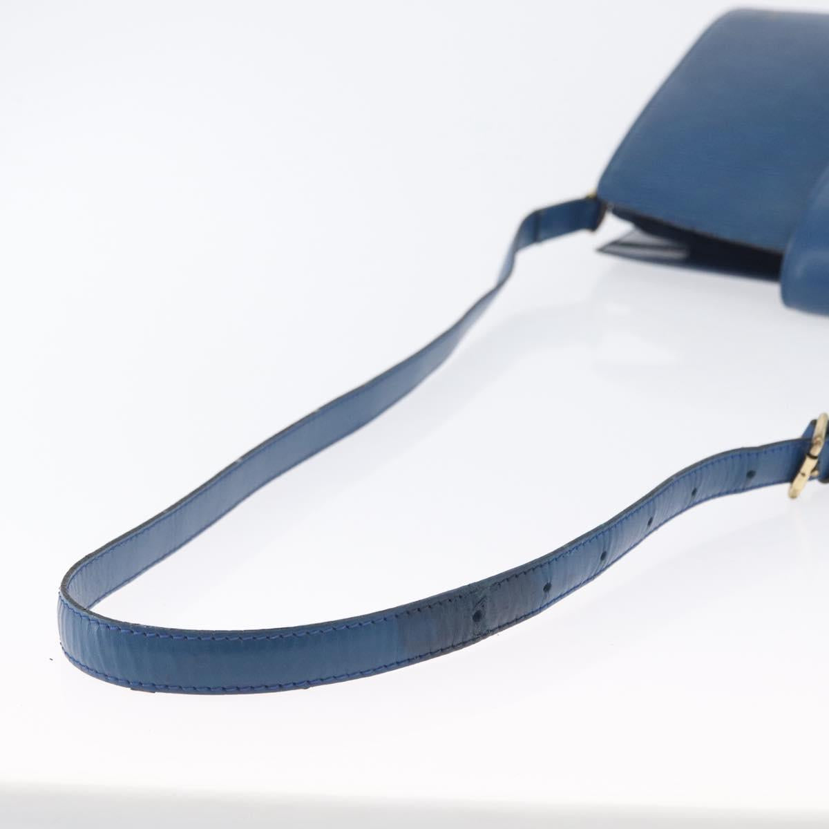 LOUIS VUITTON Epi Capuchin Shoulder Bag Blue M52345 LV Auth bs33618
