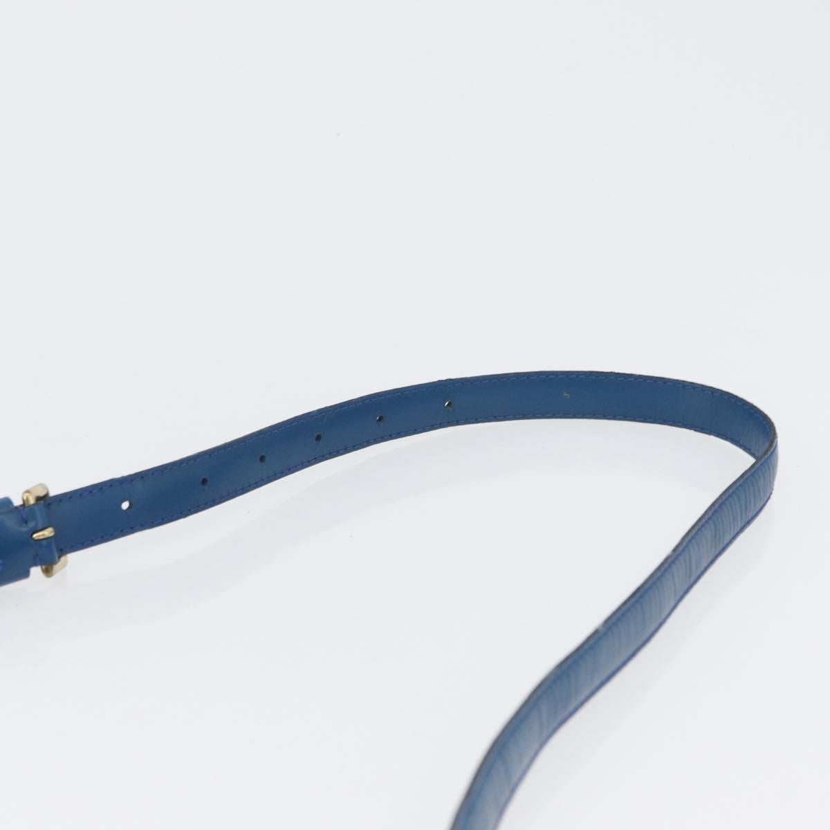 LOUIS VUITTON Epi Capuchin Shoulder Bag Blue M52345 LV Auth bs33618