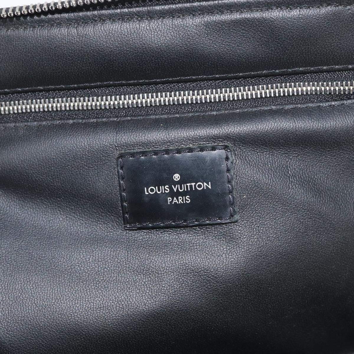 LOUIS VUITTON Damier Graphite Toilet Pouch Clutch Bag N47625 LV Auth bs33619