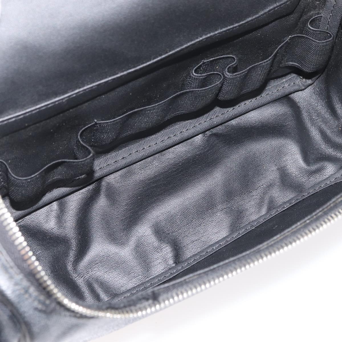 LOUIS VUITTON Damier Graphite Toilet Pouch Clutch Bag N47625 LV Auth bs33619