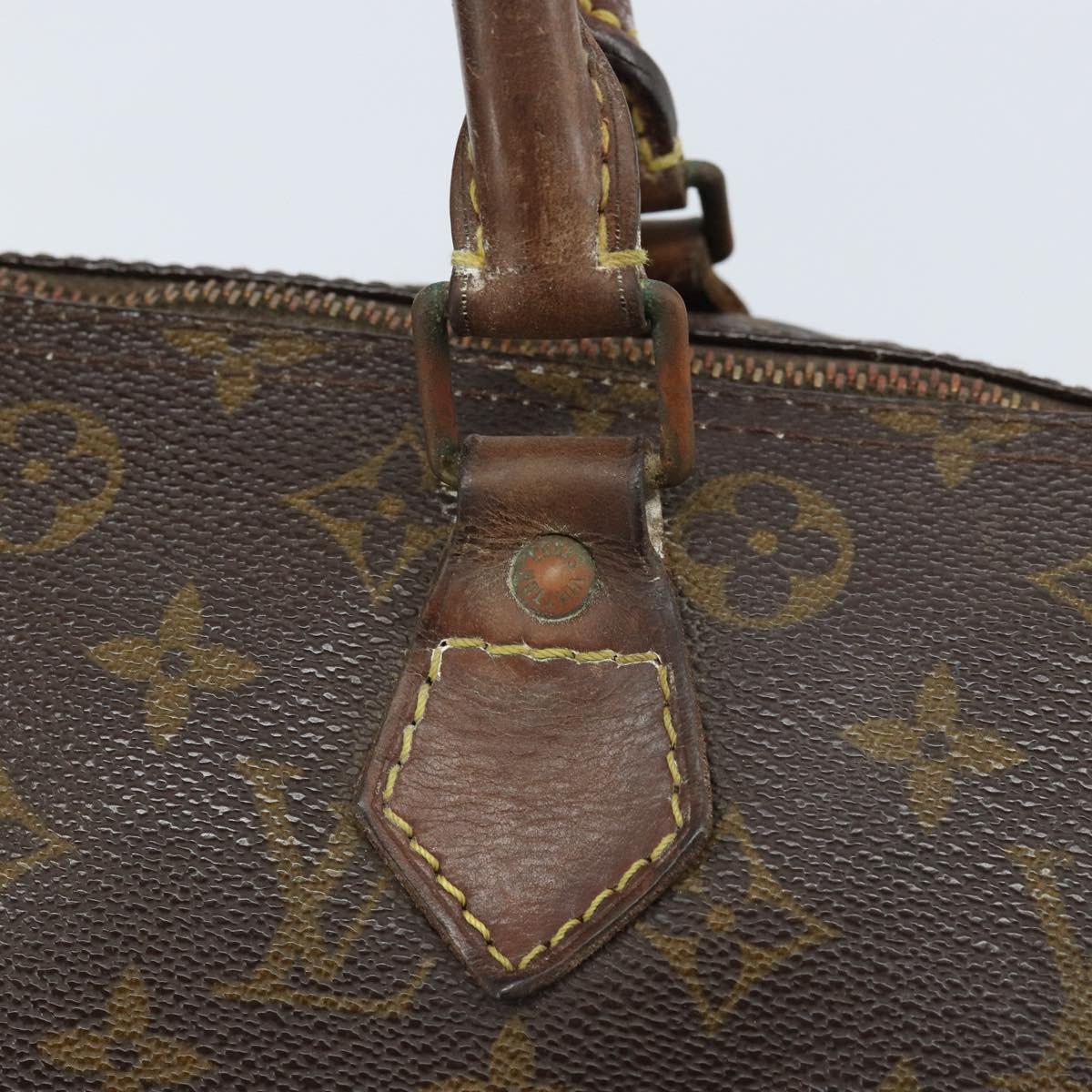 LOUIS VUITTON Monogram Speedy 30 Hand Bag M41526 LV Auth bs33625