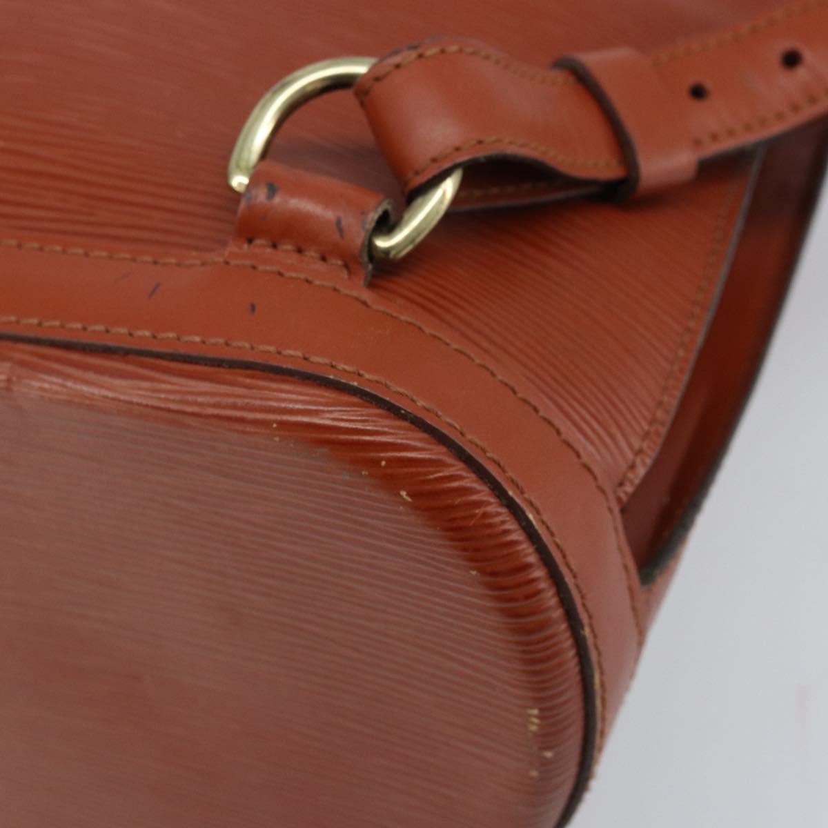LOUIS VUITTON Epi Gobelins Backpack Brown Kenya M52293 LV Auth bs33637
