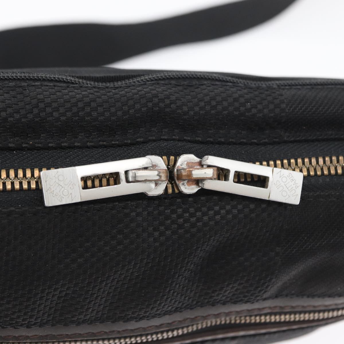 LOUIS VUITTON Damier Geant Arche Body Bag Noir M93021 LV Auth bs33638