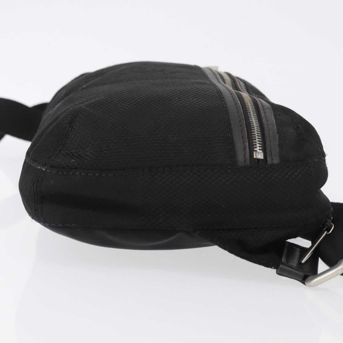 LOUIS VUITTON Damier Geant Arche Body Bag Noir M93021 LV Auth bs33638