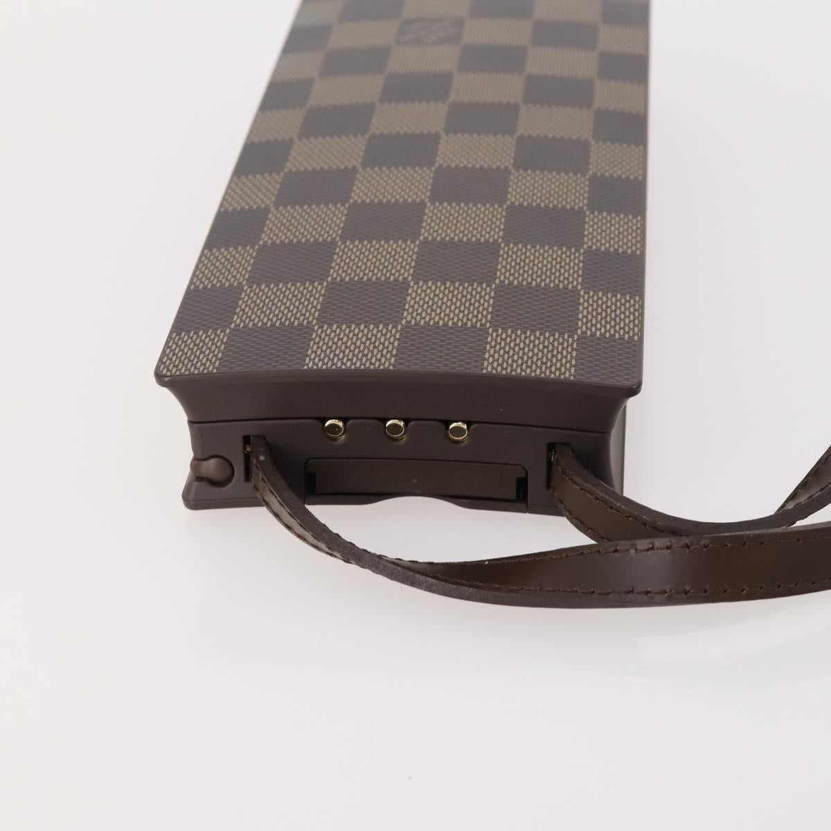 LOUIS VUITTON Damier Laptop PC Brown HC300HC LV Auth bs33639
