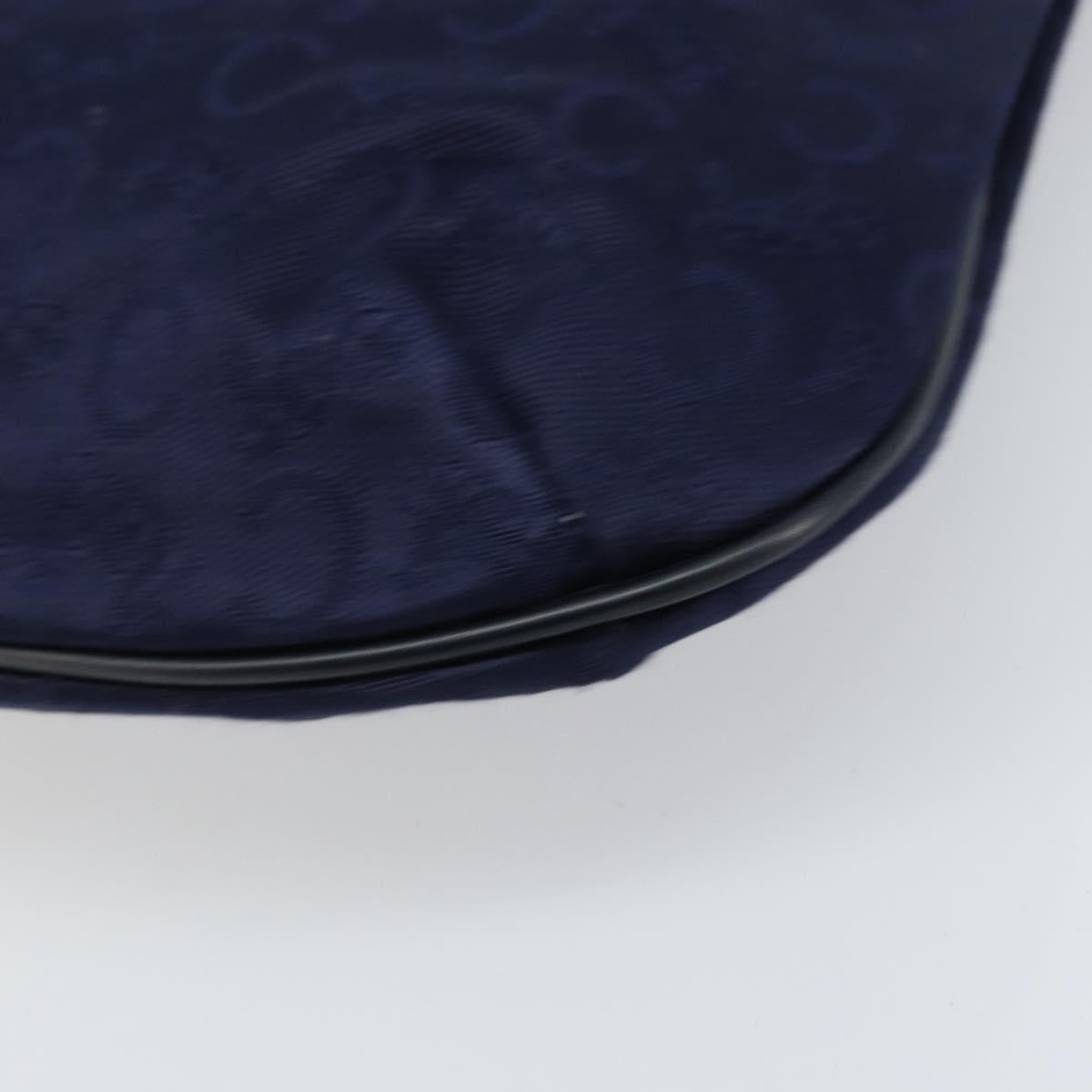 CELINE C Macadam Canvas Hand Bag Navy Auth bs33653