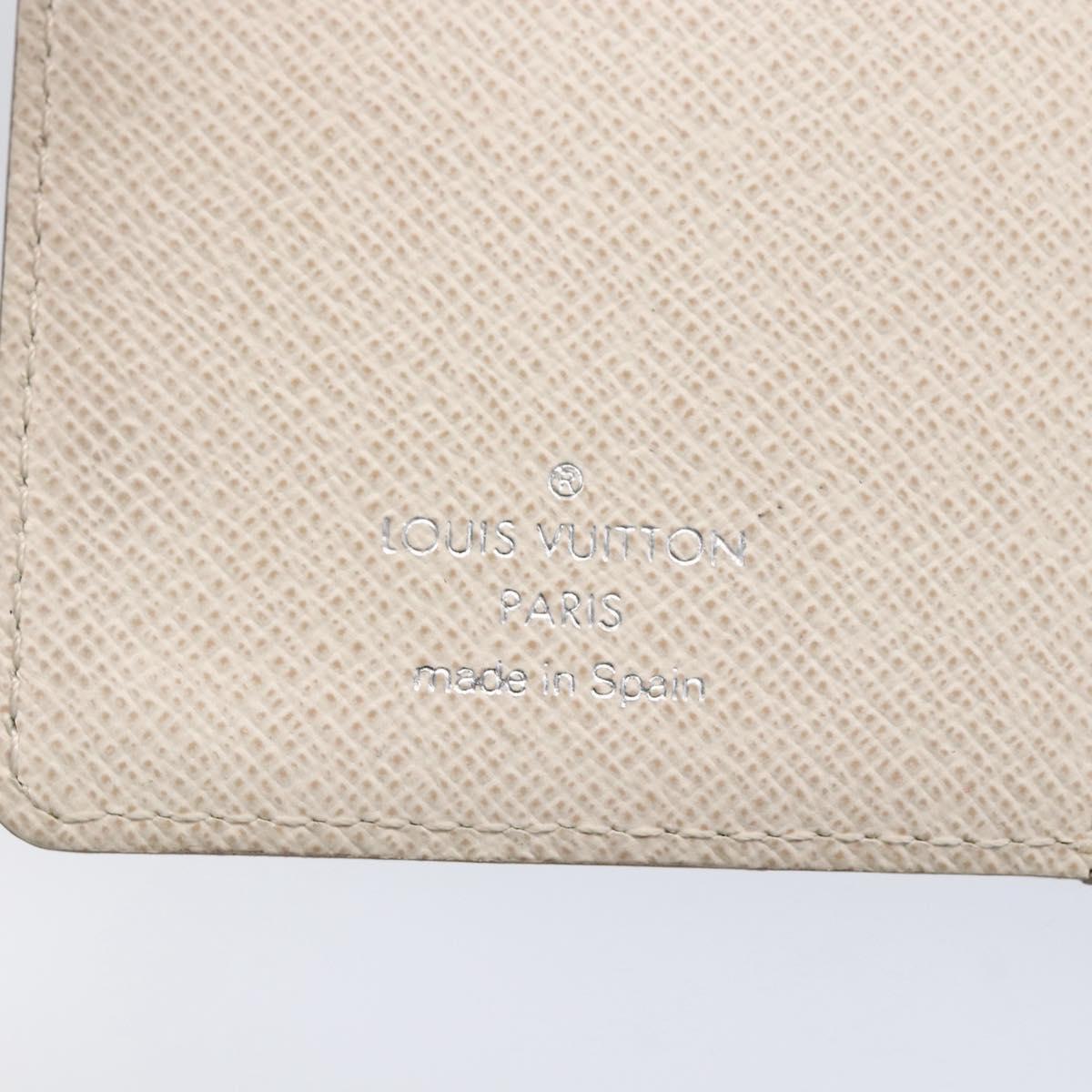 LOUIS VUITTON Epi Agenda PM Day Planner Cover White Yvoire R2005J Auth bs33692
