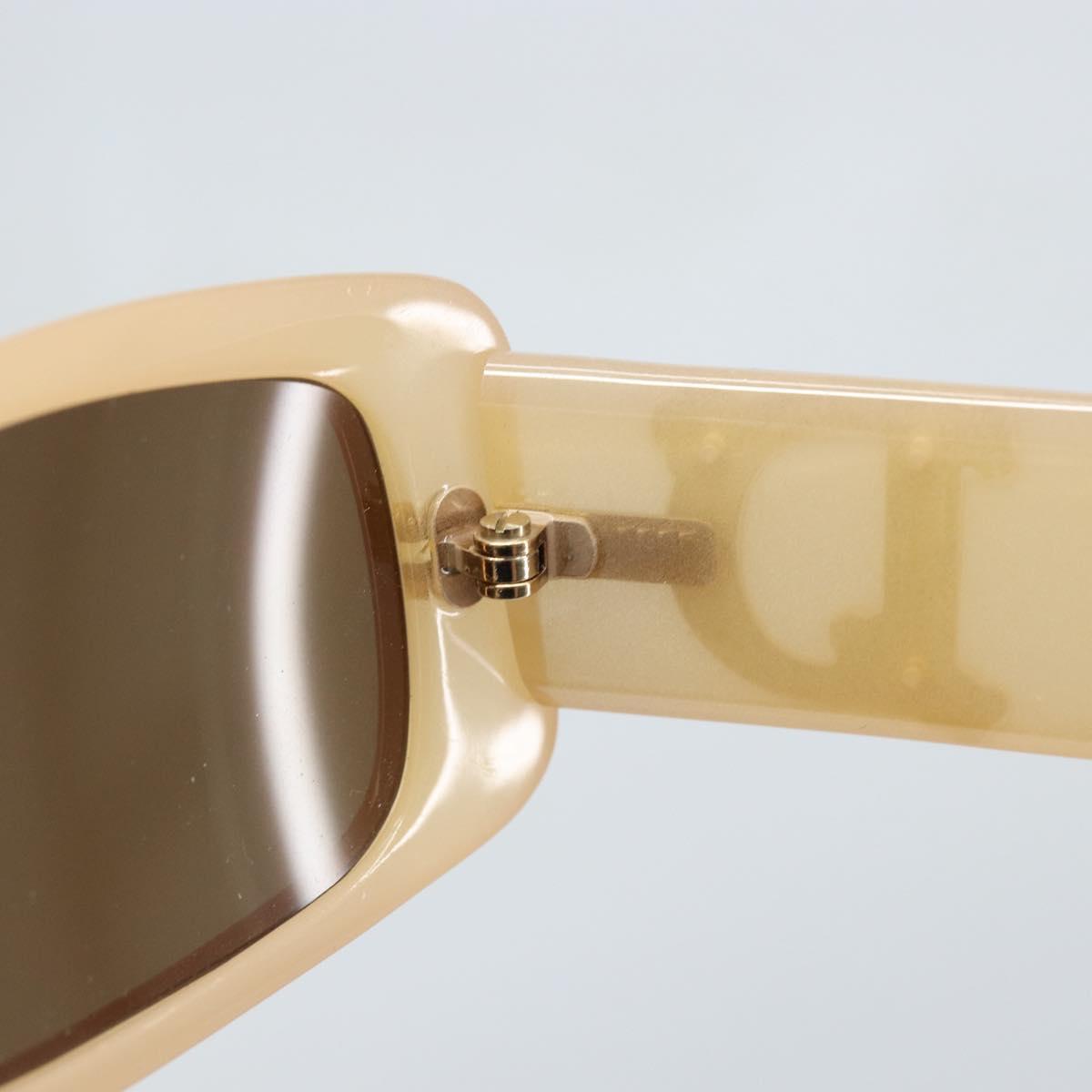 Christian Dior Sunglasses plastic Beige Auth bs33698