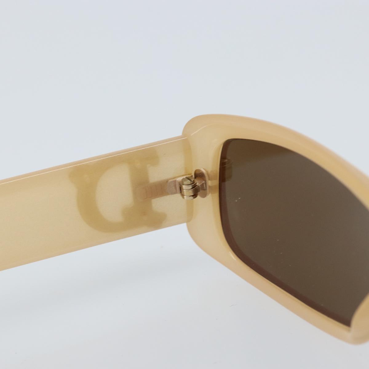 Christian Dior Sunglasses plastic Beige Auth bs33698