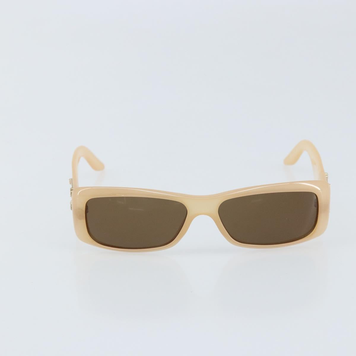 Christian Dior Sunglasses plastic Beige Auth bs33698