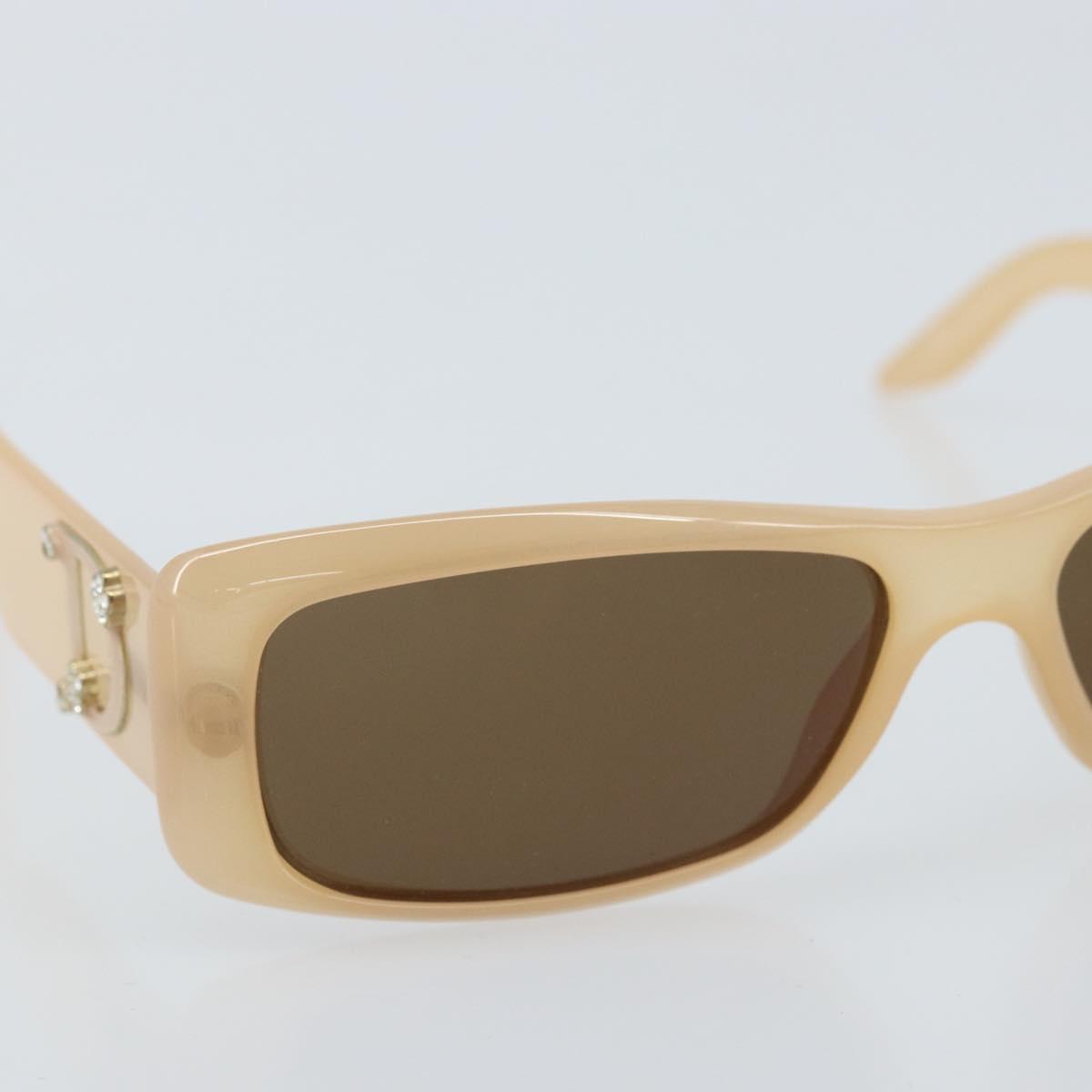 Christian Dior Sunglasses plastic Beige Auth bs33698