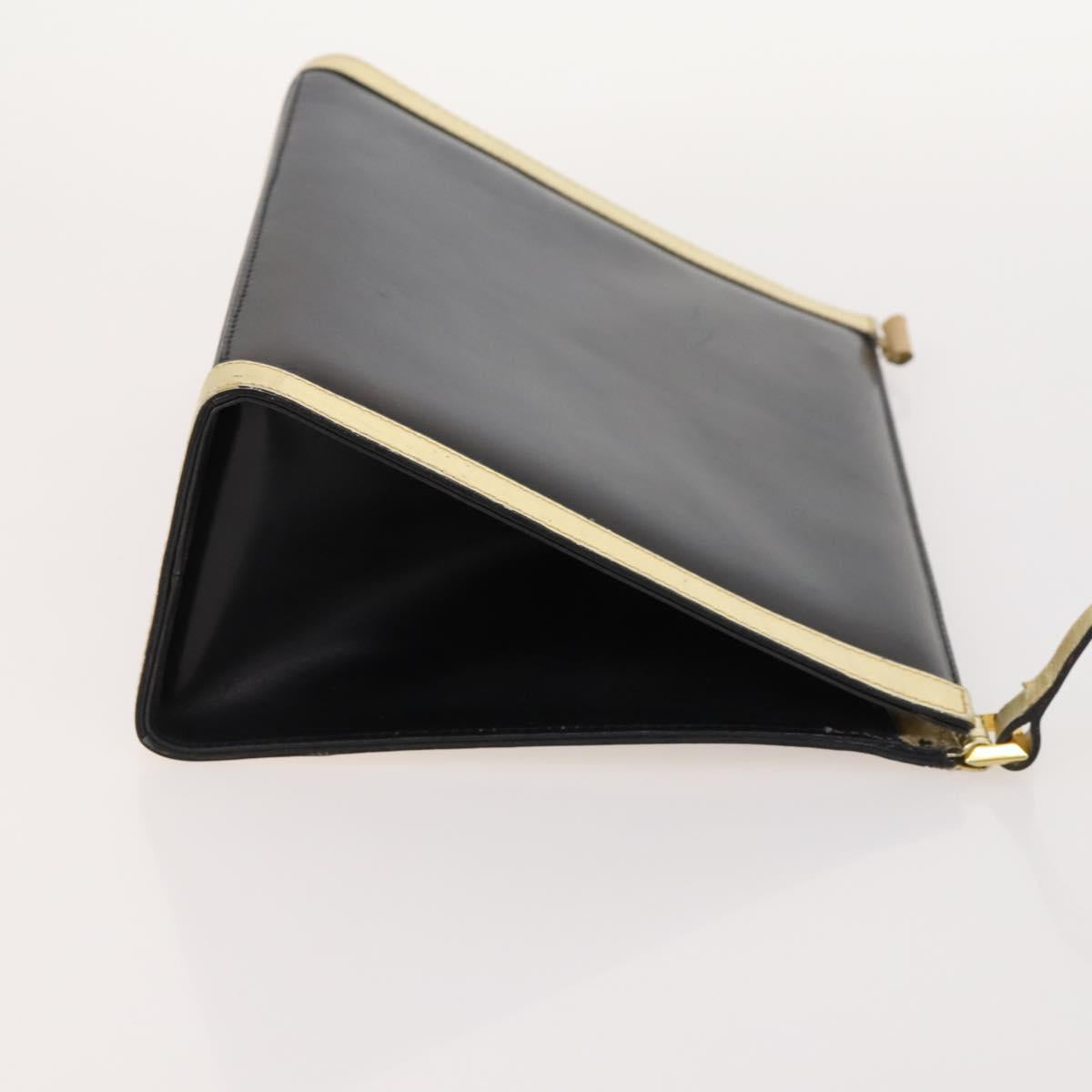 Salvatore Ferragamo Shoulder Bag Leather 2 Set Black Auth bs33700
