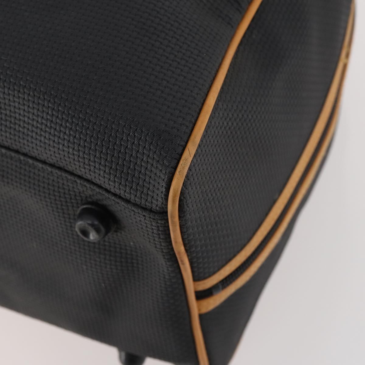 SAINT LAURENT Boston Bag PVC Black Auth bs33701