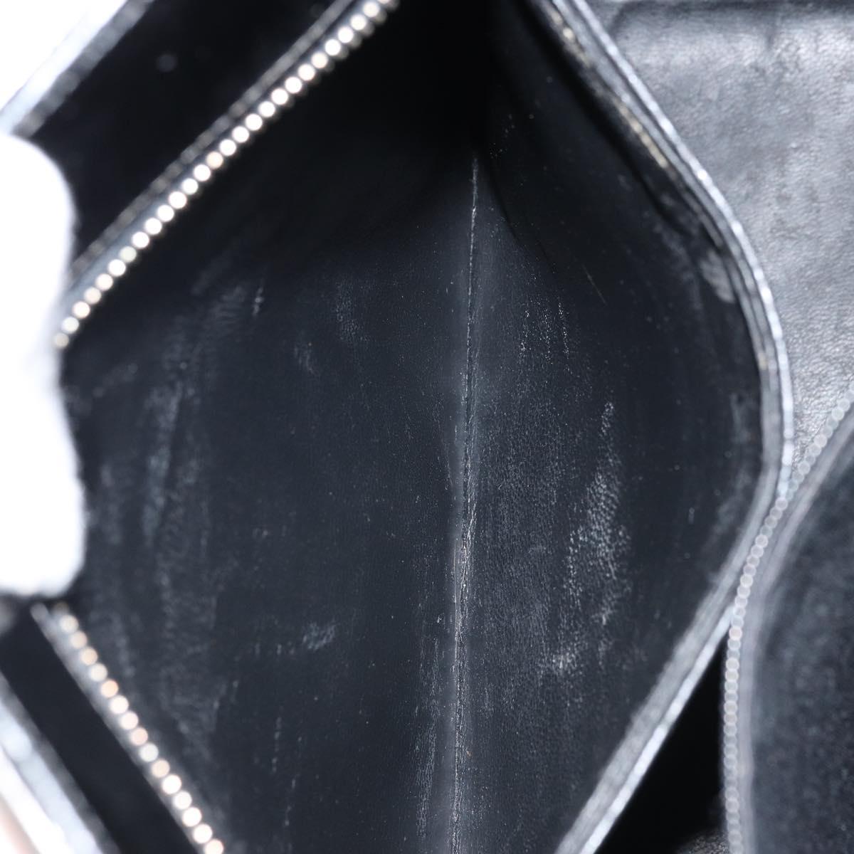 CHANEL Matelasse Reprint Tote Bag Patent leather Black CC Auth bs33721