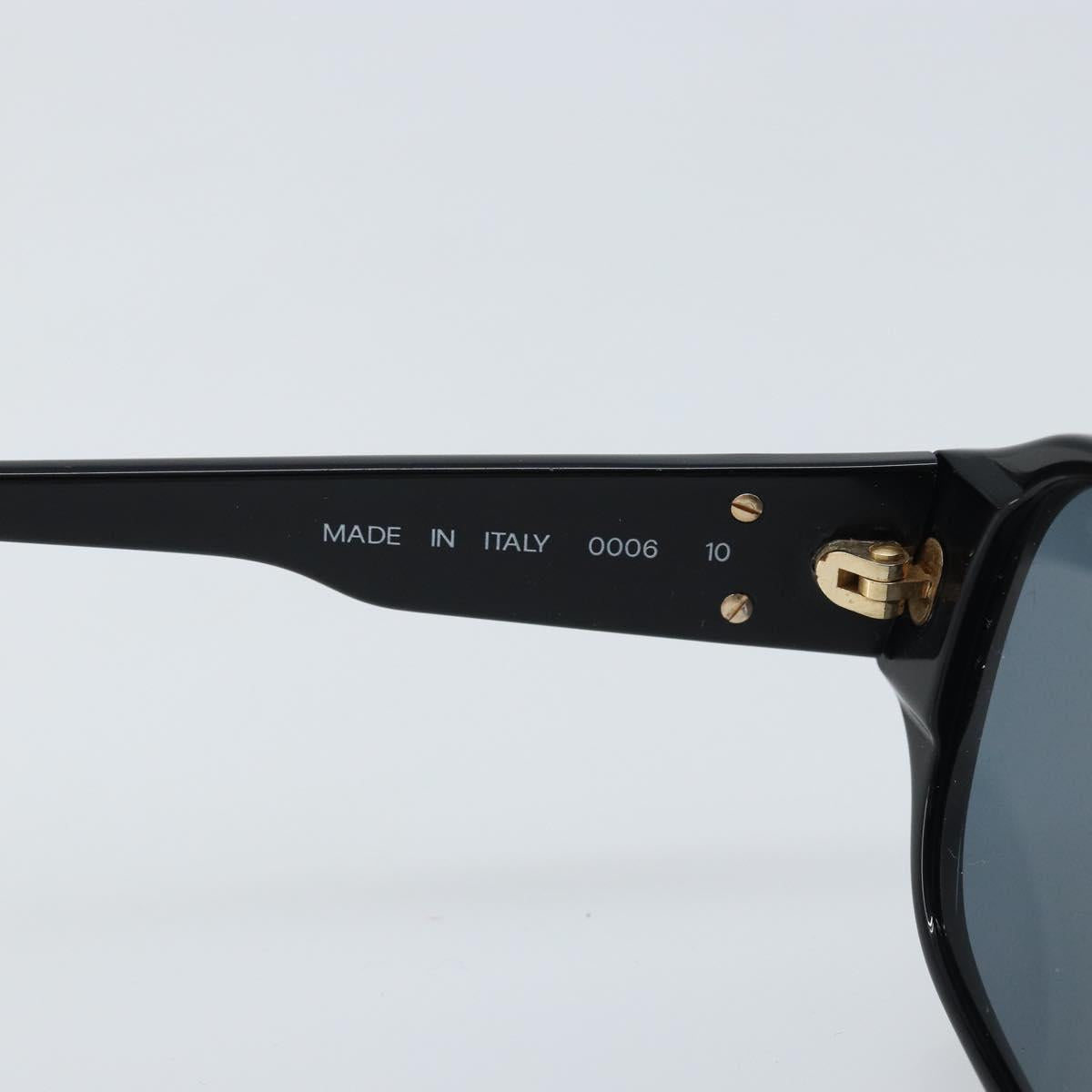 CHANEL Sunglasses plastic Black CC Auth bs33724