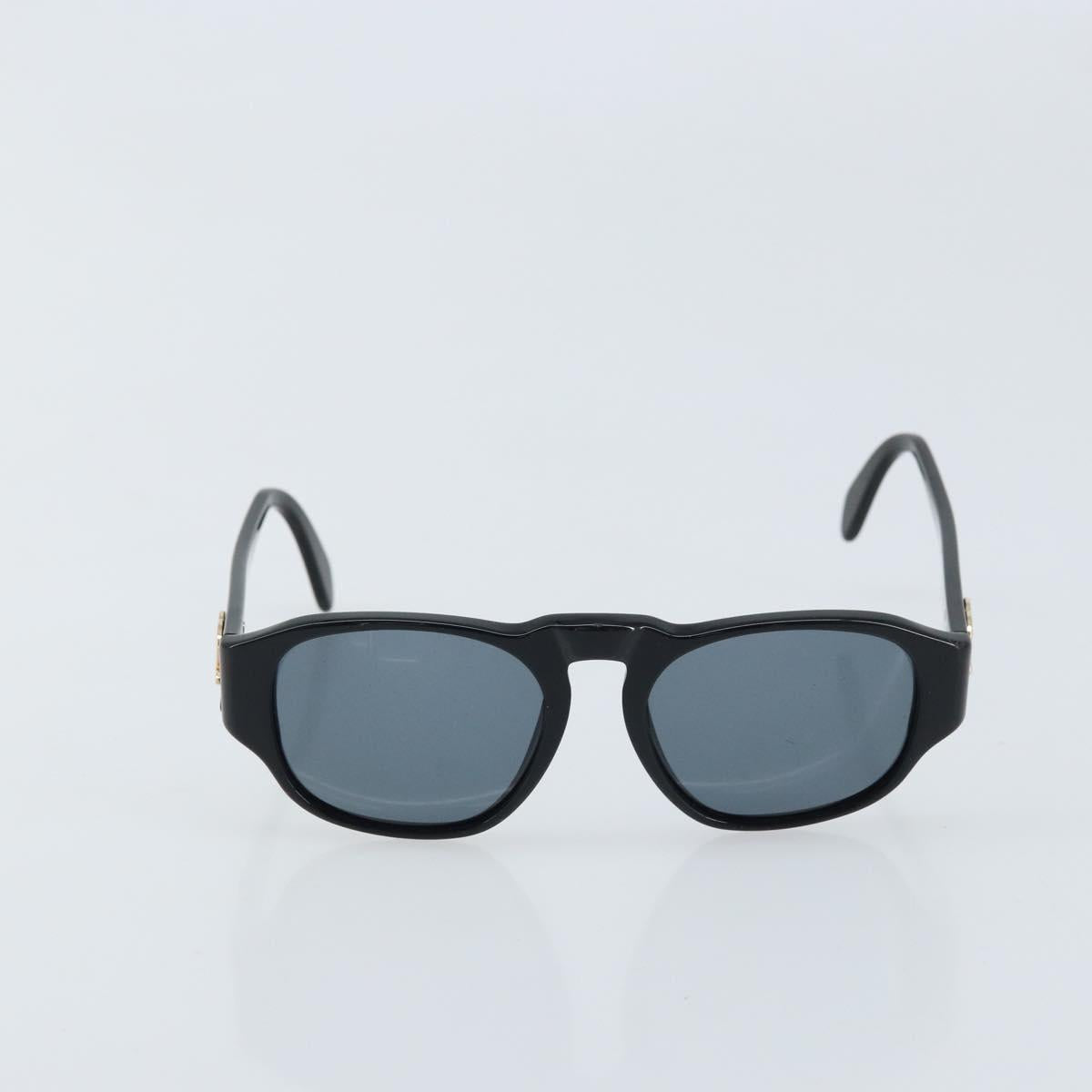 CHANEL Sunglasses plastic Black CC Auth bs33724