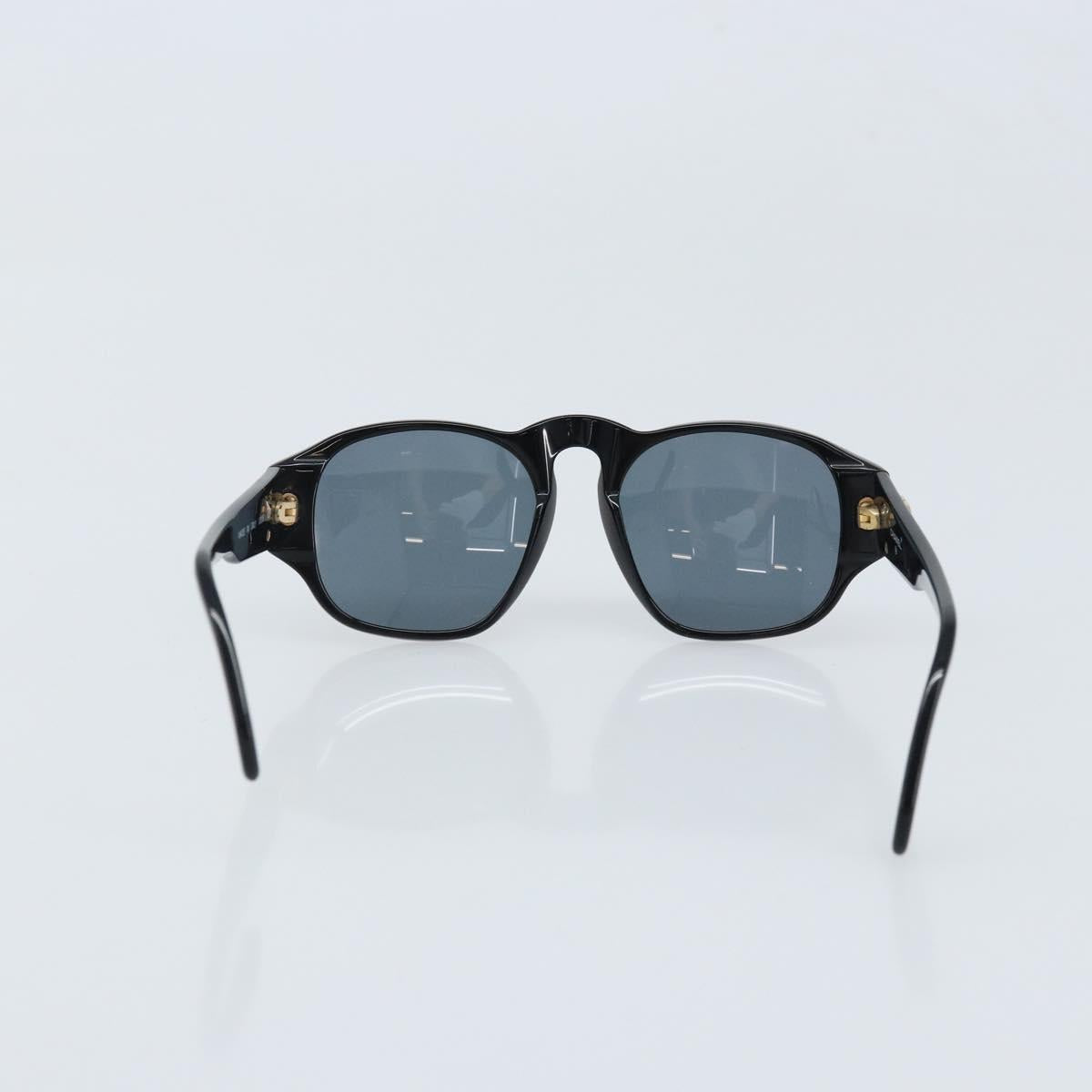 CHANEL Sunglasses plastic Black CC Auth bs33724