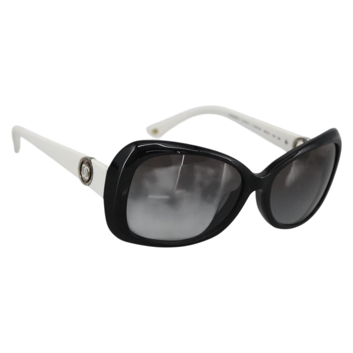 GUCCI Sunglasses plastic Black White Auth bs33727