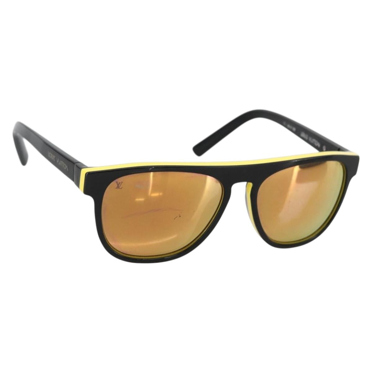 LOUIS VUITTON Sunglasses plastic Black Z0794E LV Auth bs33748