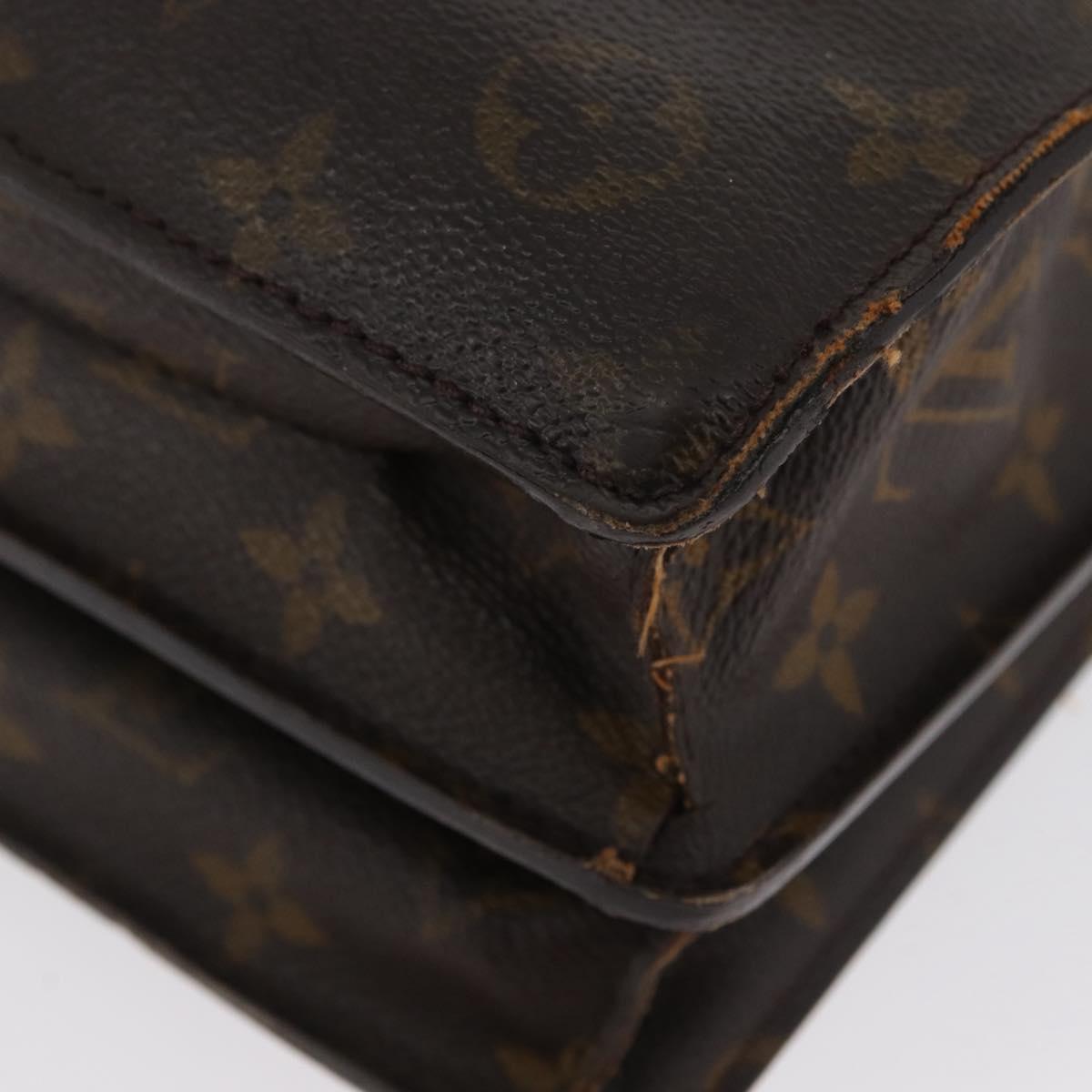 LOUIS VUITTON Monogram Serviette Conseiller Briefcase M53331 LV Auth bs33750