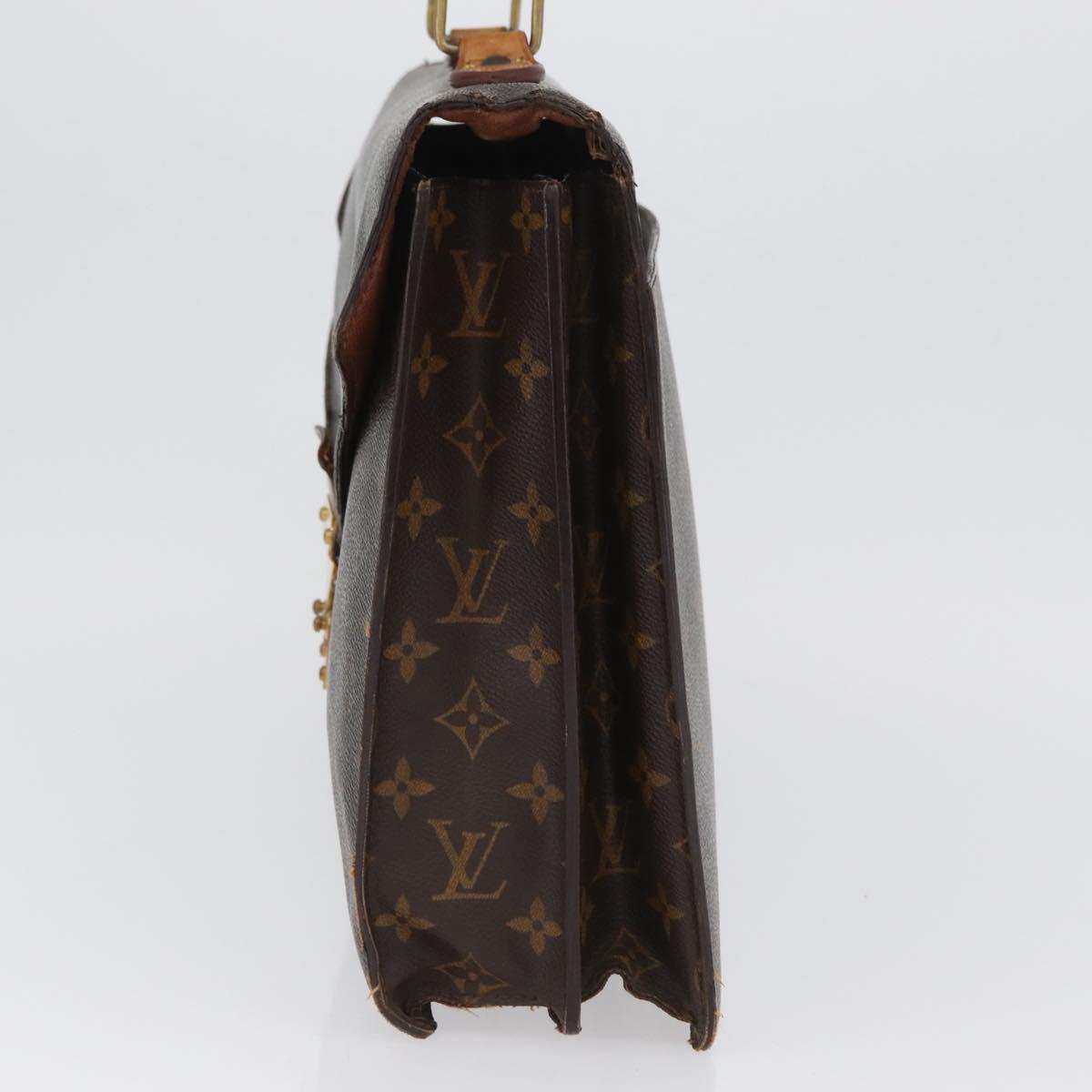LOUIS VUITTON Monogram Serviette Conseiller Briefcase M53331 LV Auth bs33750