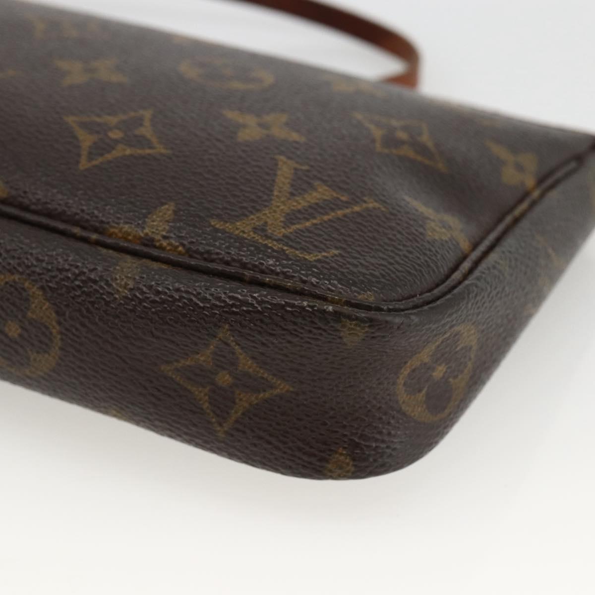 LOUIS VUITTON Monogram Pochette Accessoires Pouch M51980 LV Auth bs33751