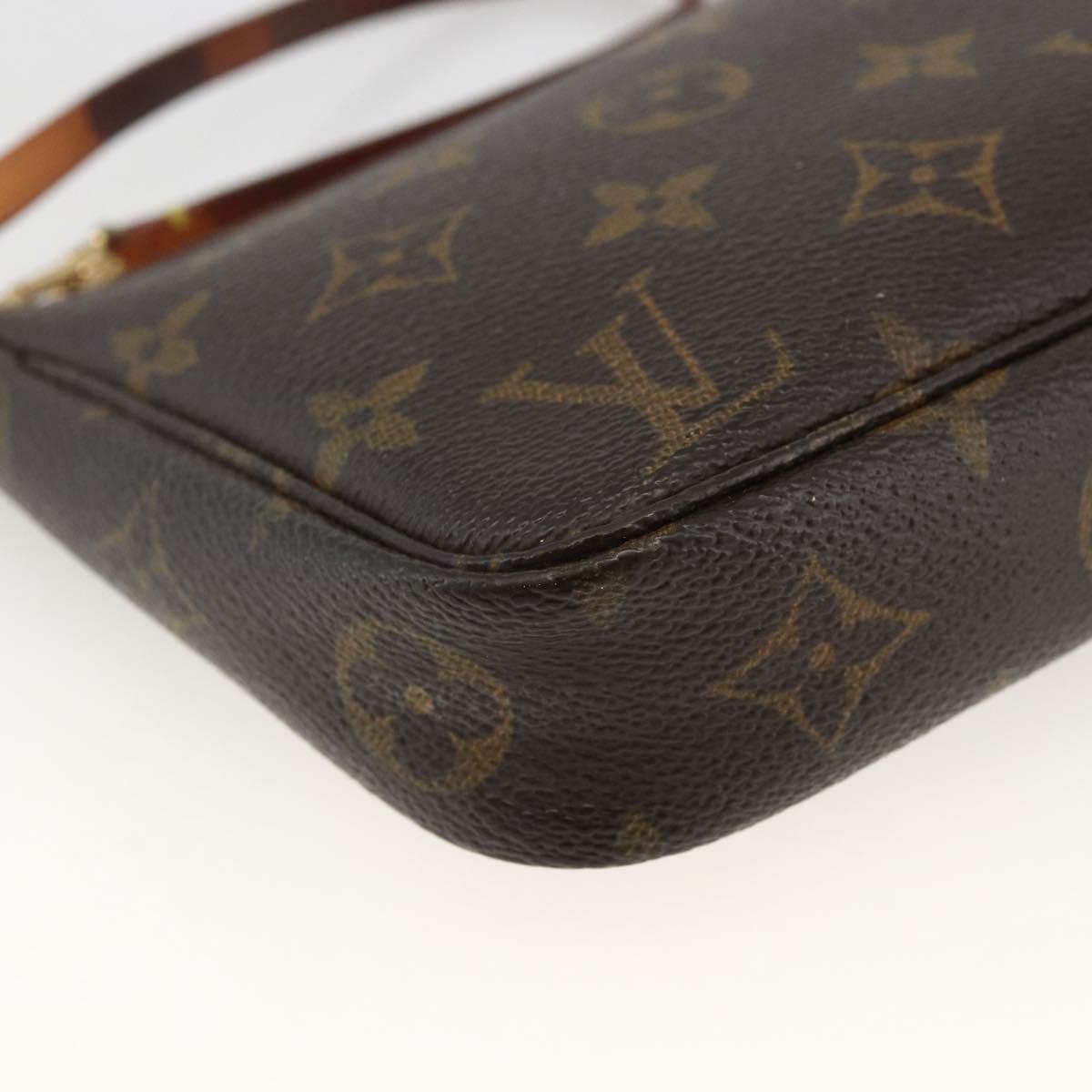 LOUIS VUITTON Monogram Pochette Accessoires Pouch M51980 LV Auth bs33751