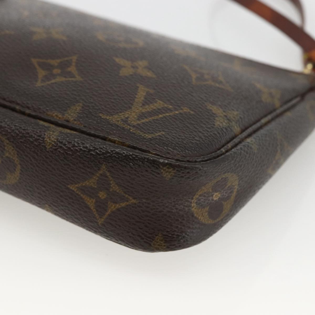 LOUIS VUITTON Monogram Pochette Accessoires Pouch M51980 LV Auth bs33751