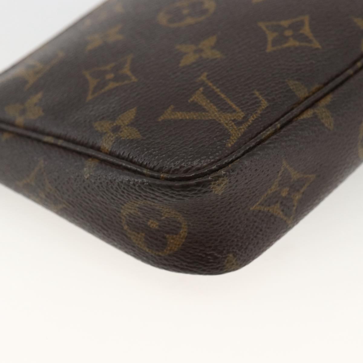 LOUIS VUITTON Monogram Pochette Accessoires Pouch M51980 LV Auth bs33751