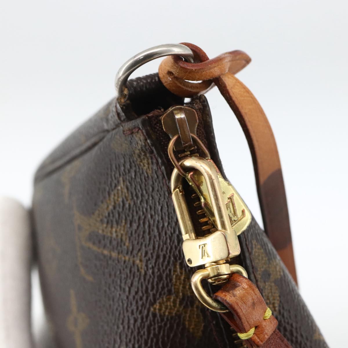 LOUIS VUITTON Monogram Pochette Accessoires Pouch M51980 LV Auth bs33751